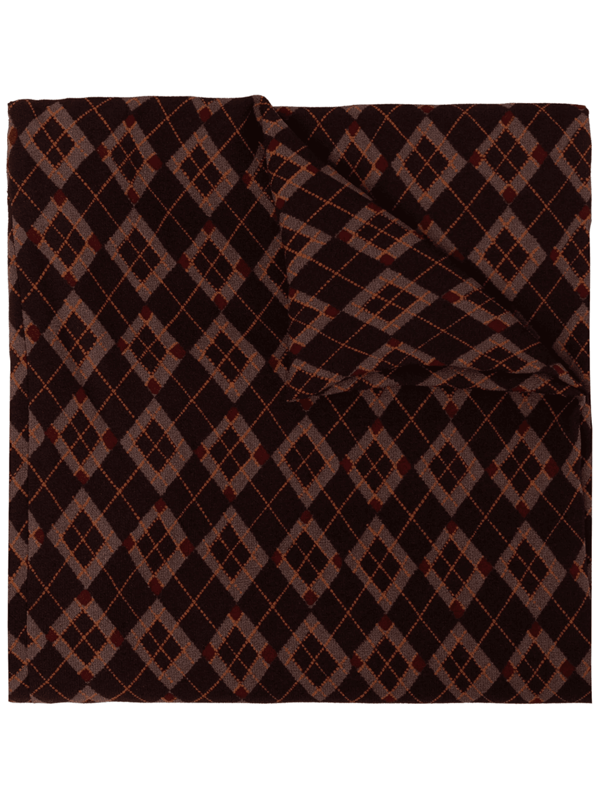x ANOWHEREMAN argyle-print scarf - Image 1