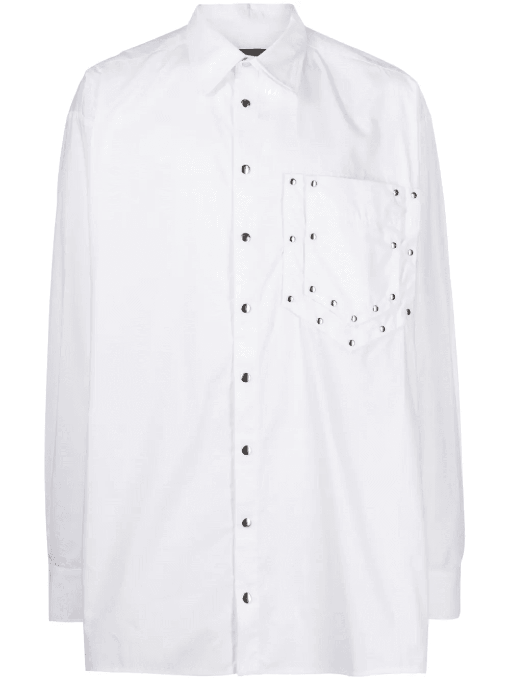 studded cotton shirt - Image 1