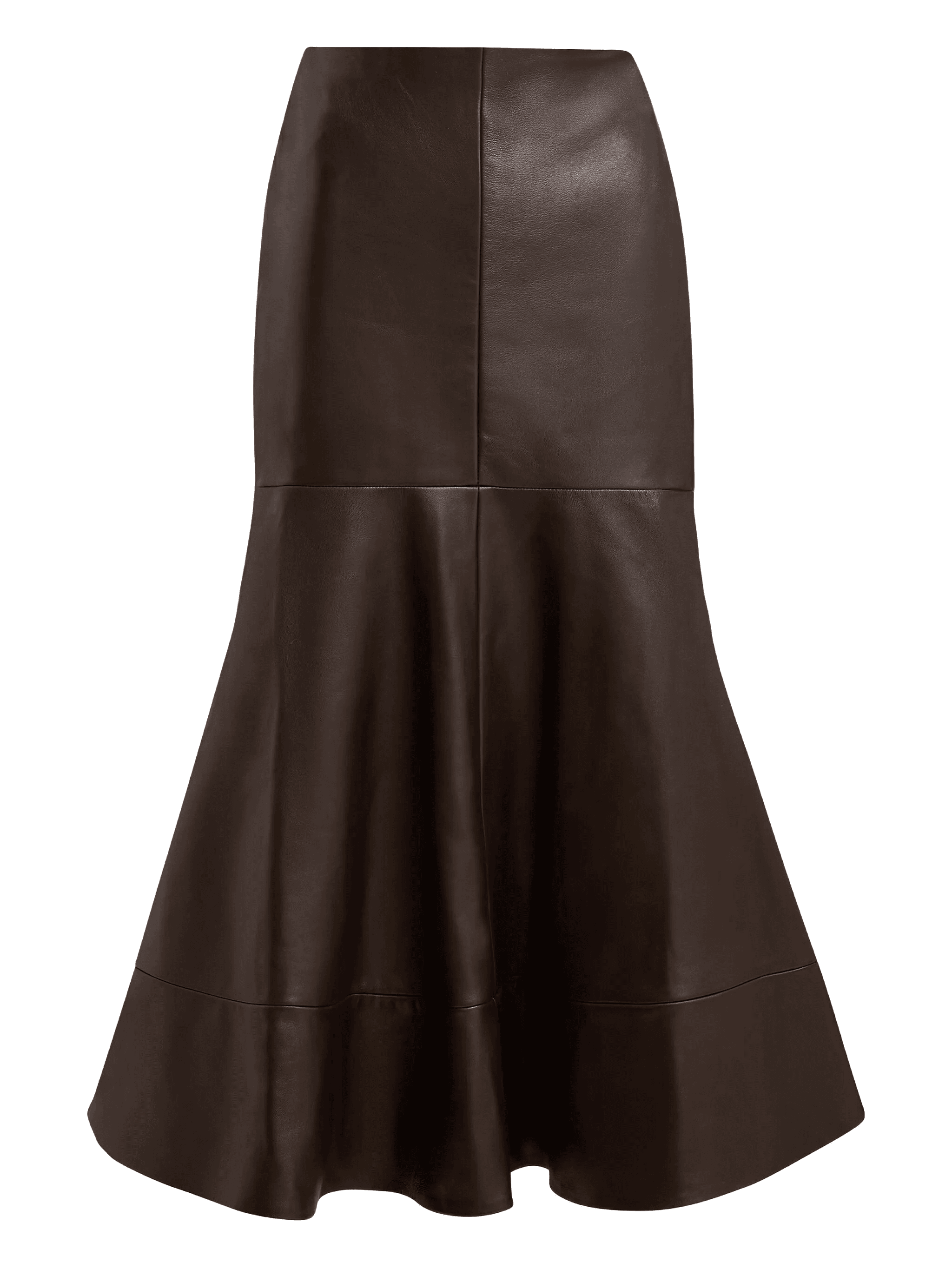 Preston leather midi skirt - Image 1