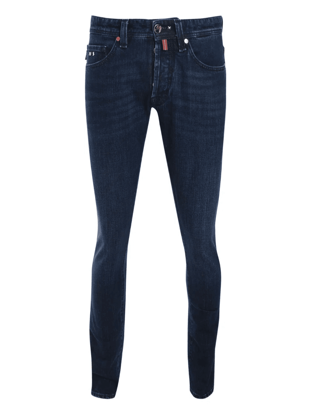 Leonardo logo-patch skinny jeans - Image 1