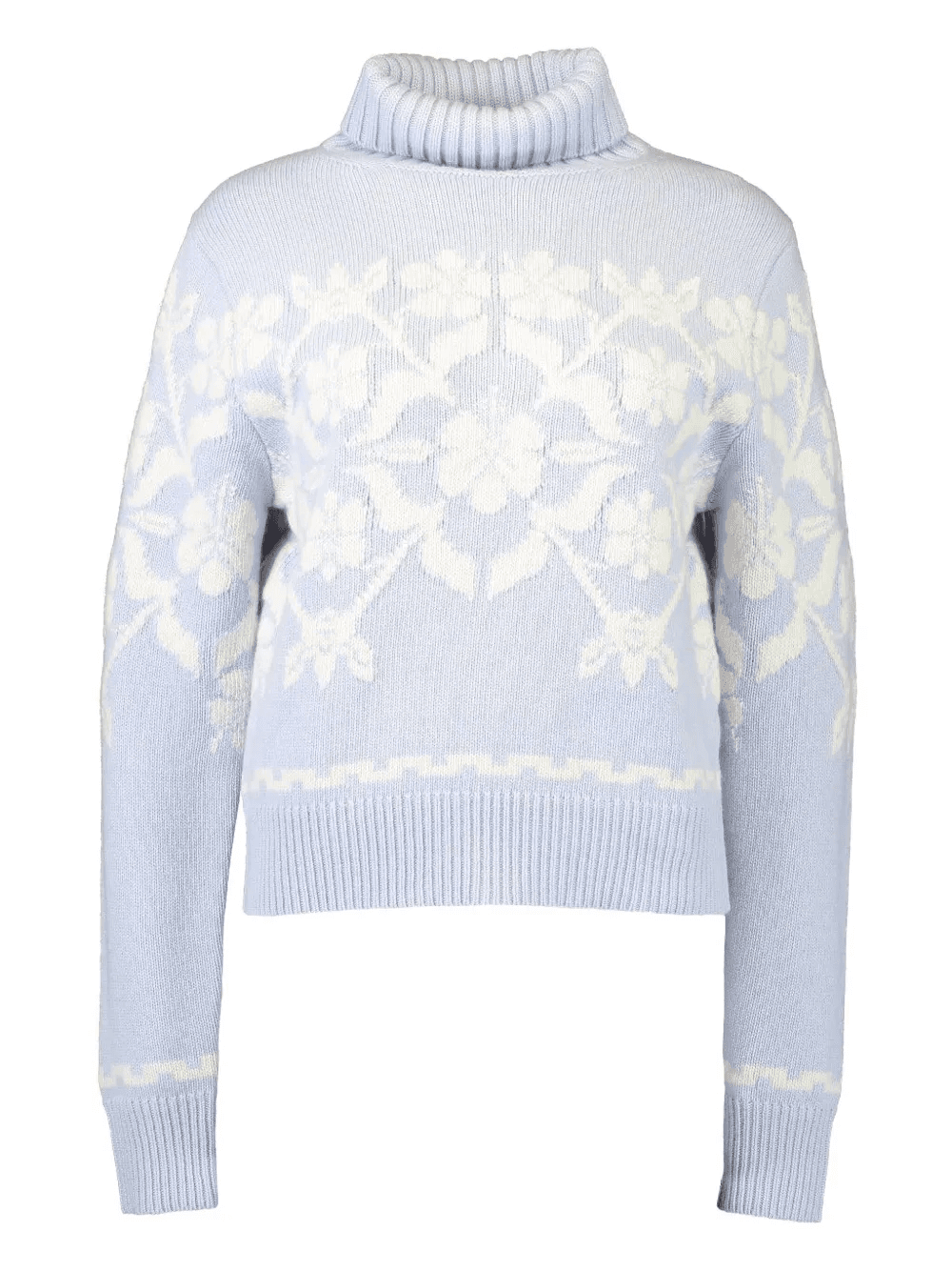 Zoe floral roll-neck sweater - Image 1