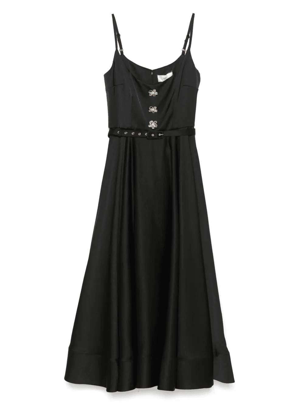 belted midi dress - Image 1
