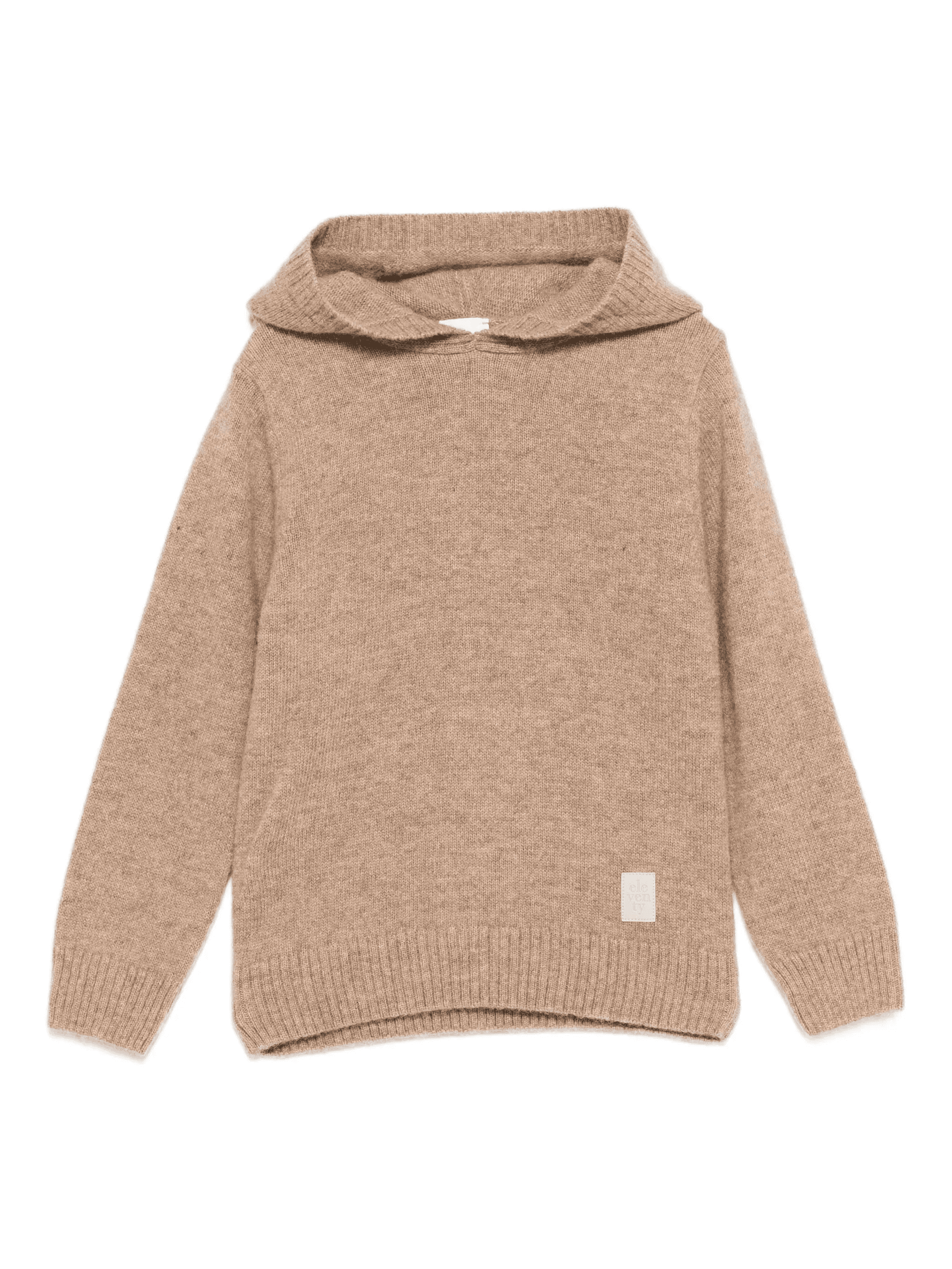 hooded wool sweater - Image 1