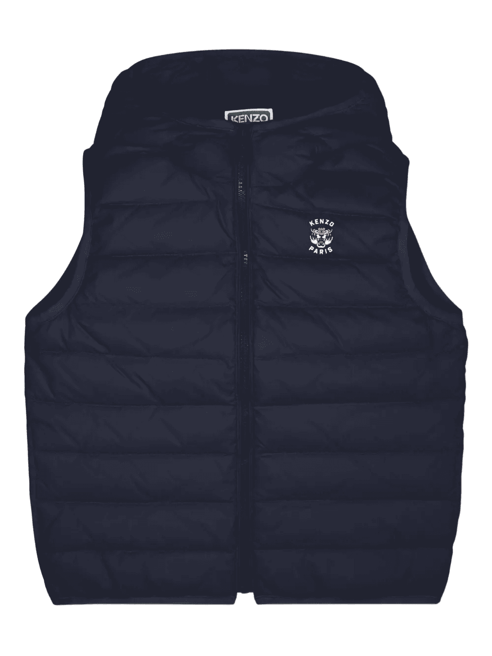 hooded padded gilet - Image 1
