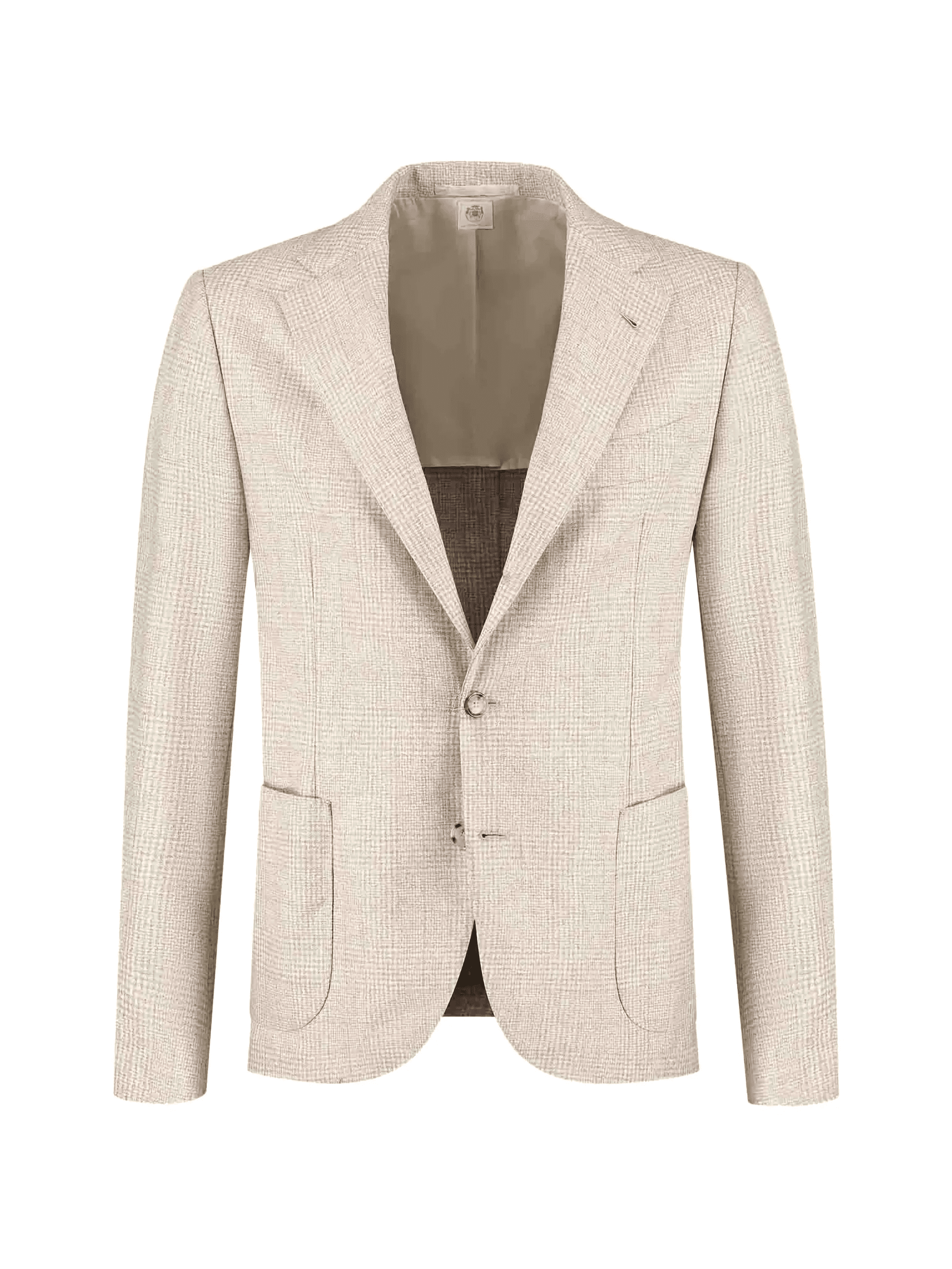 check-print blazer - Image 1