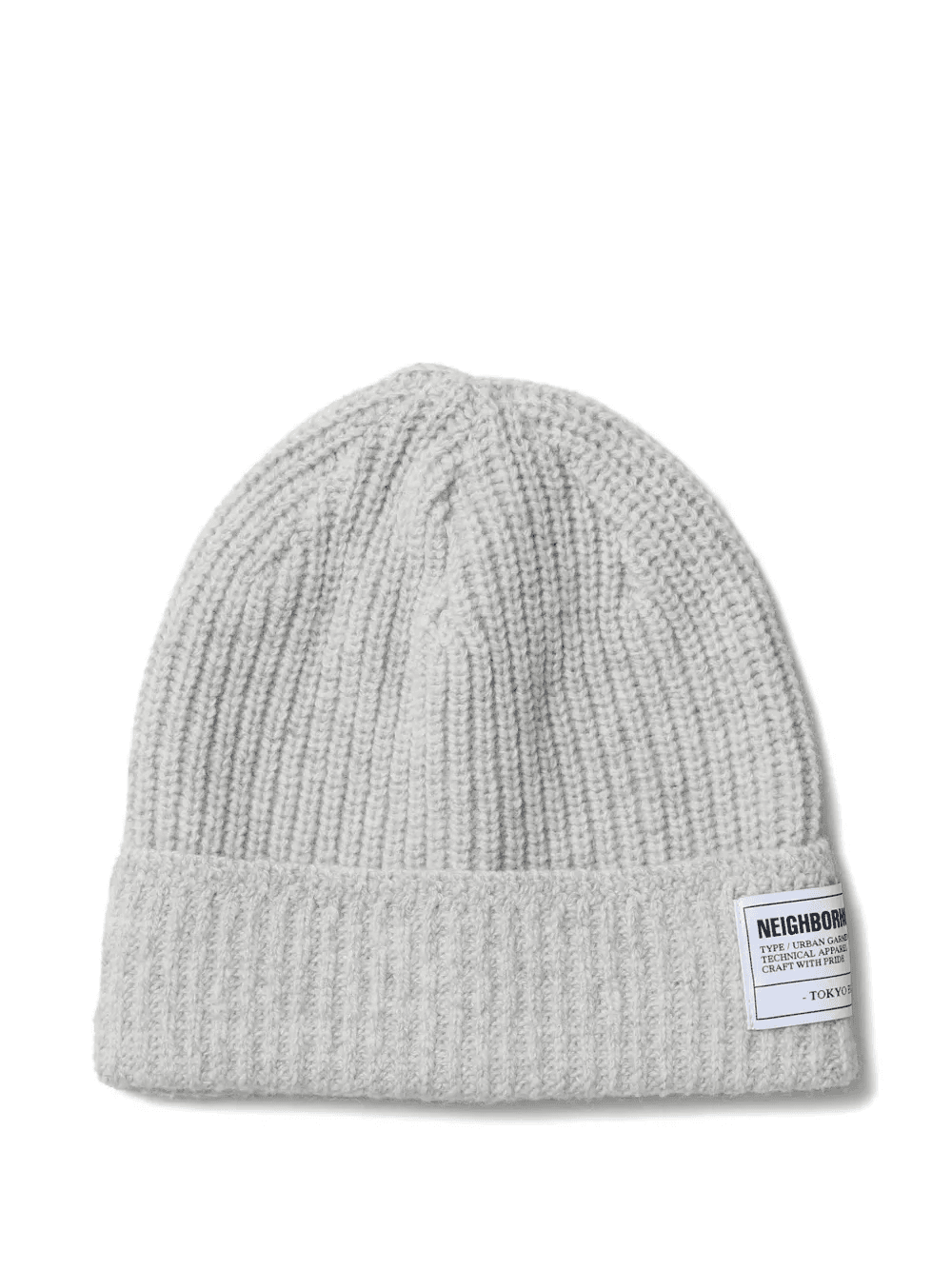 ribbed beanie hat - Image 1