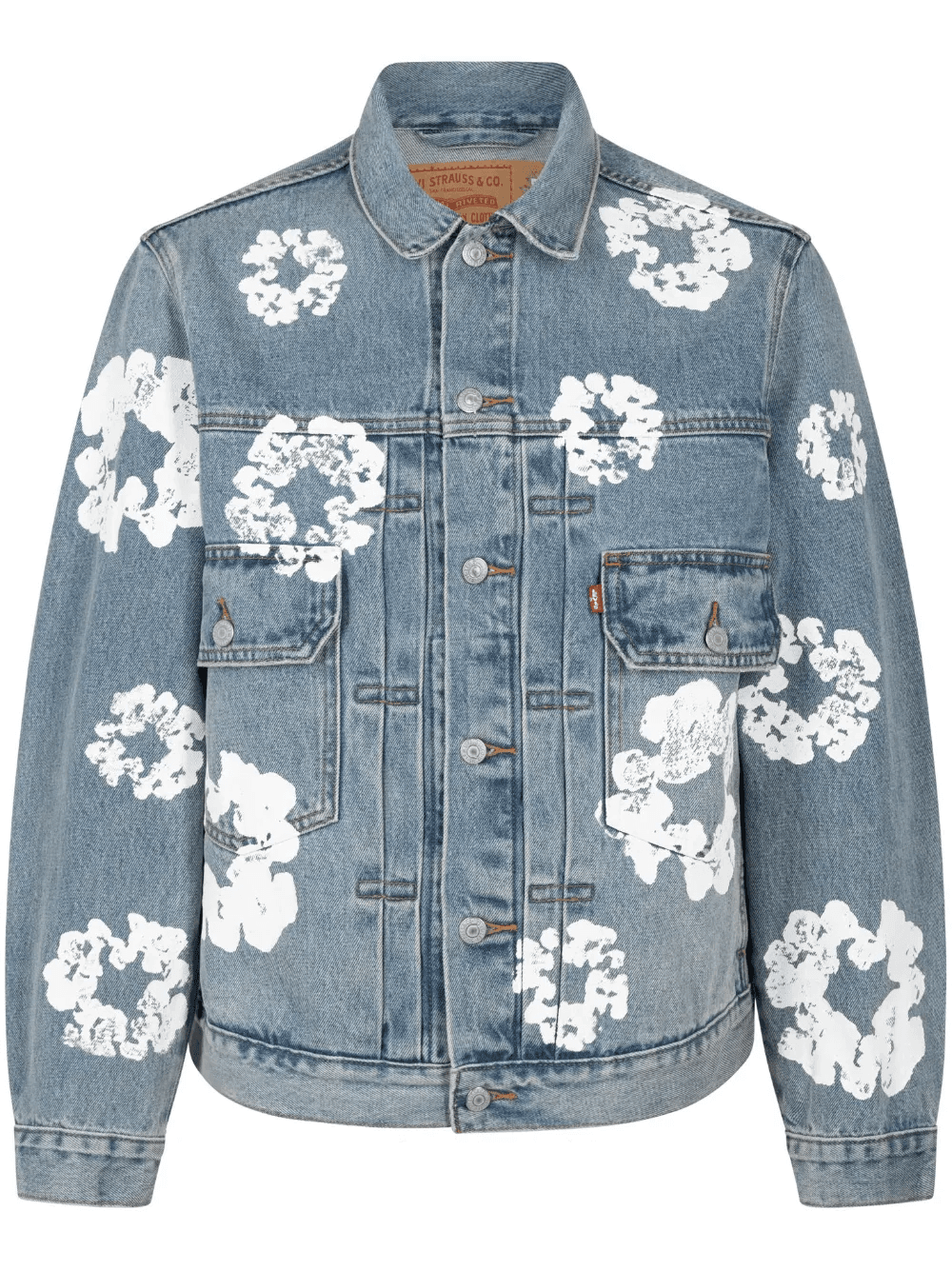 x Levi's wreath-print denim jacket - Image 1