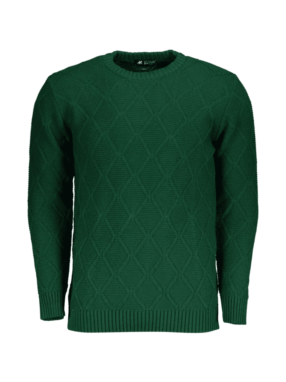 diamond-knit sweater - Image 1