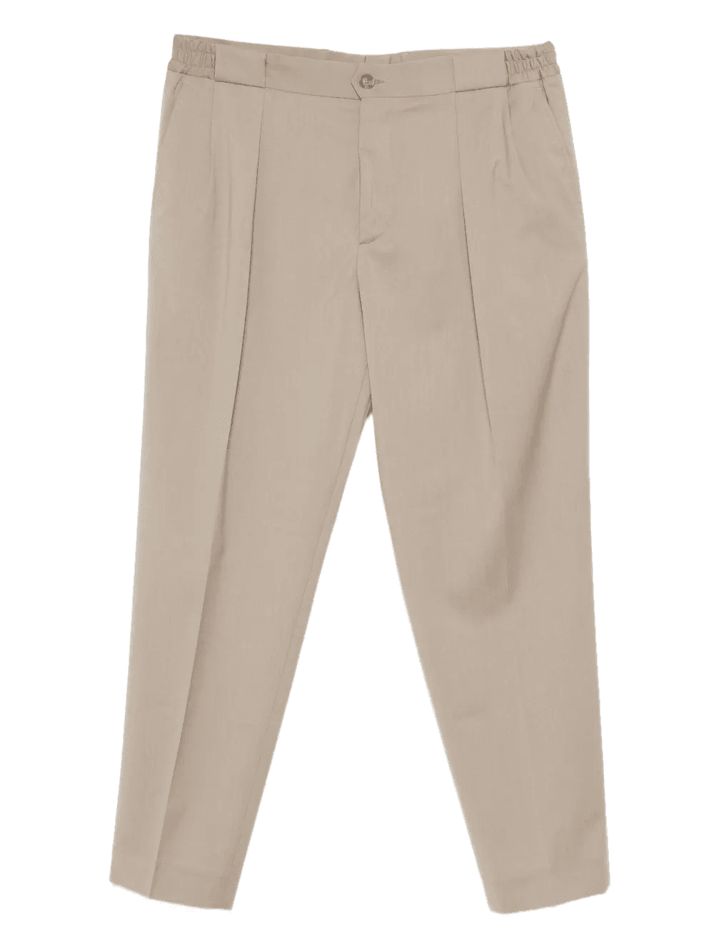 pleated straight-leg trousers - Image 1