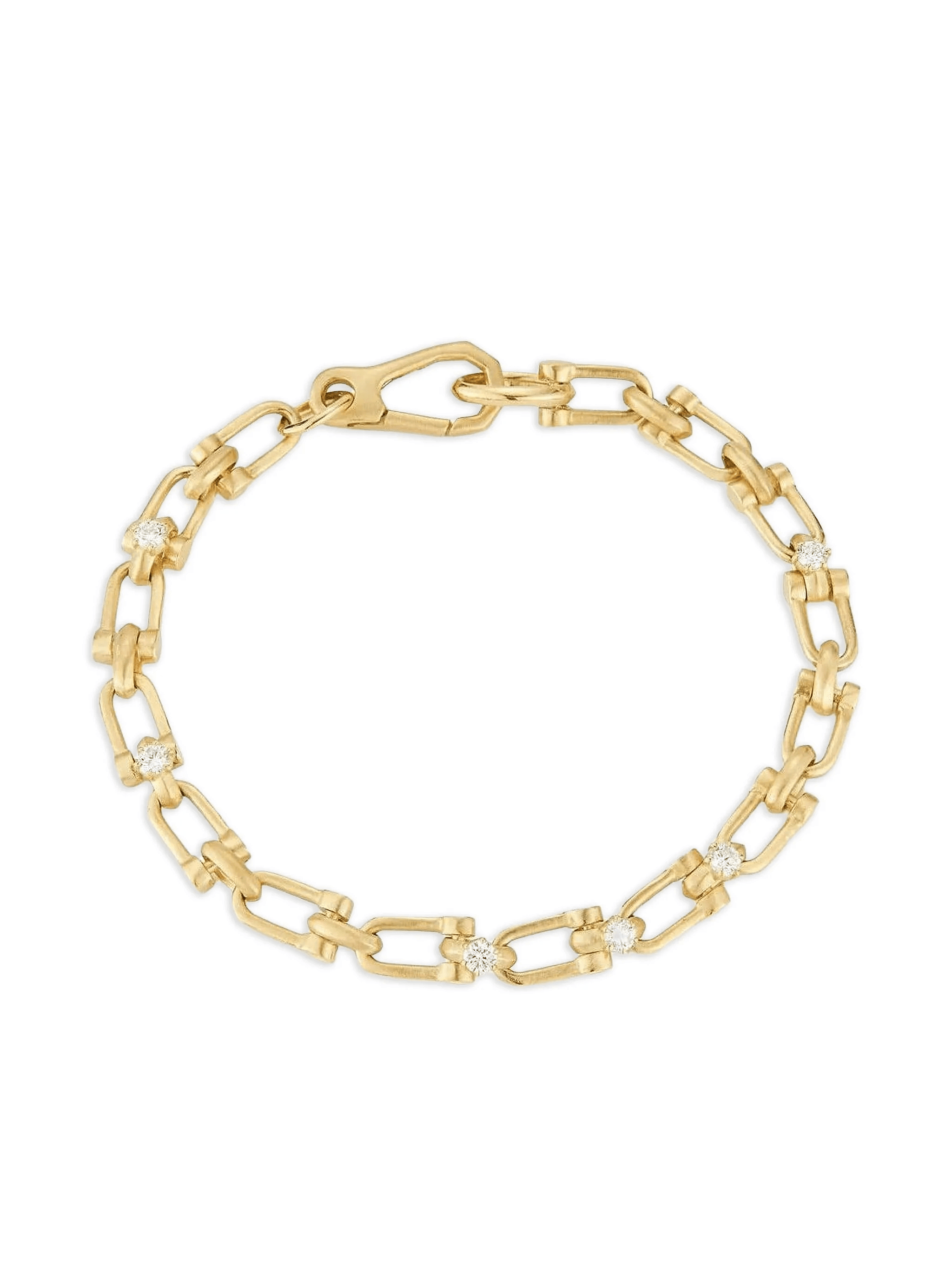 18K yellow gold Georgina diamond bracelet - Image 1