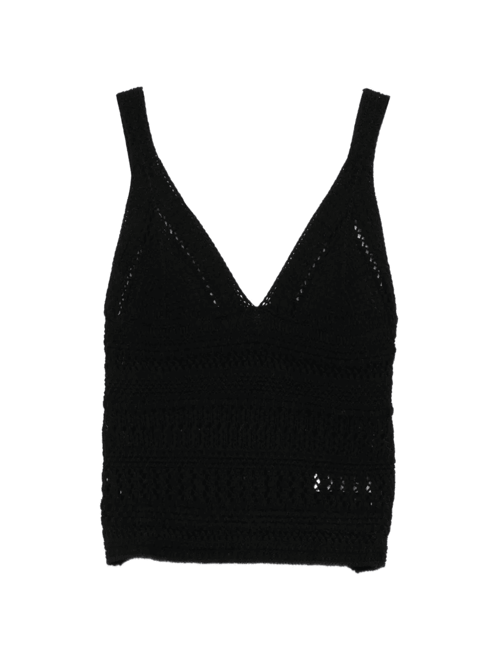 crochet V-neck top - Image 1
