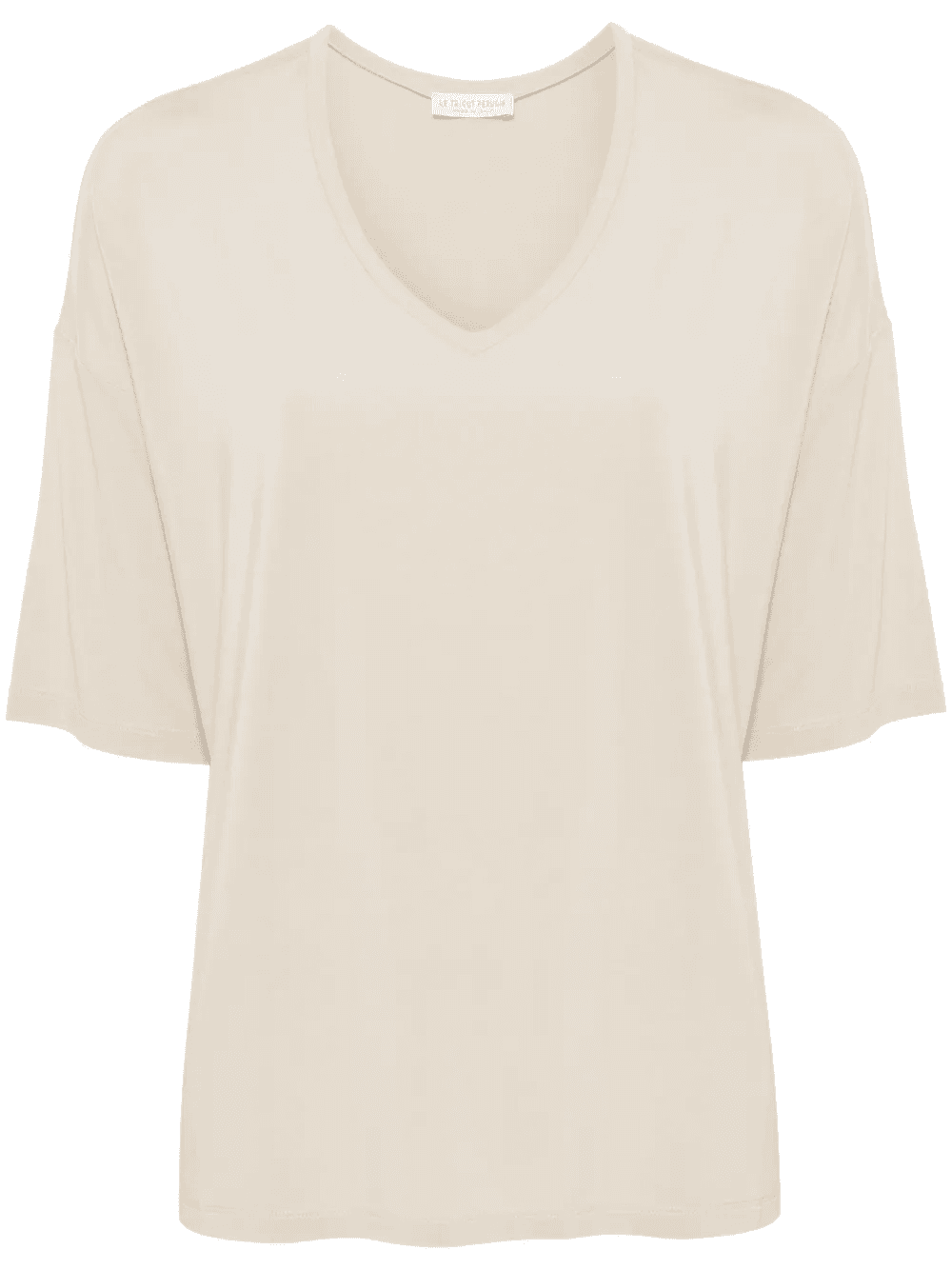 V-neck drop-shoulder T-shirt - Image 1