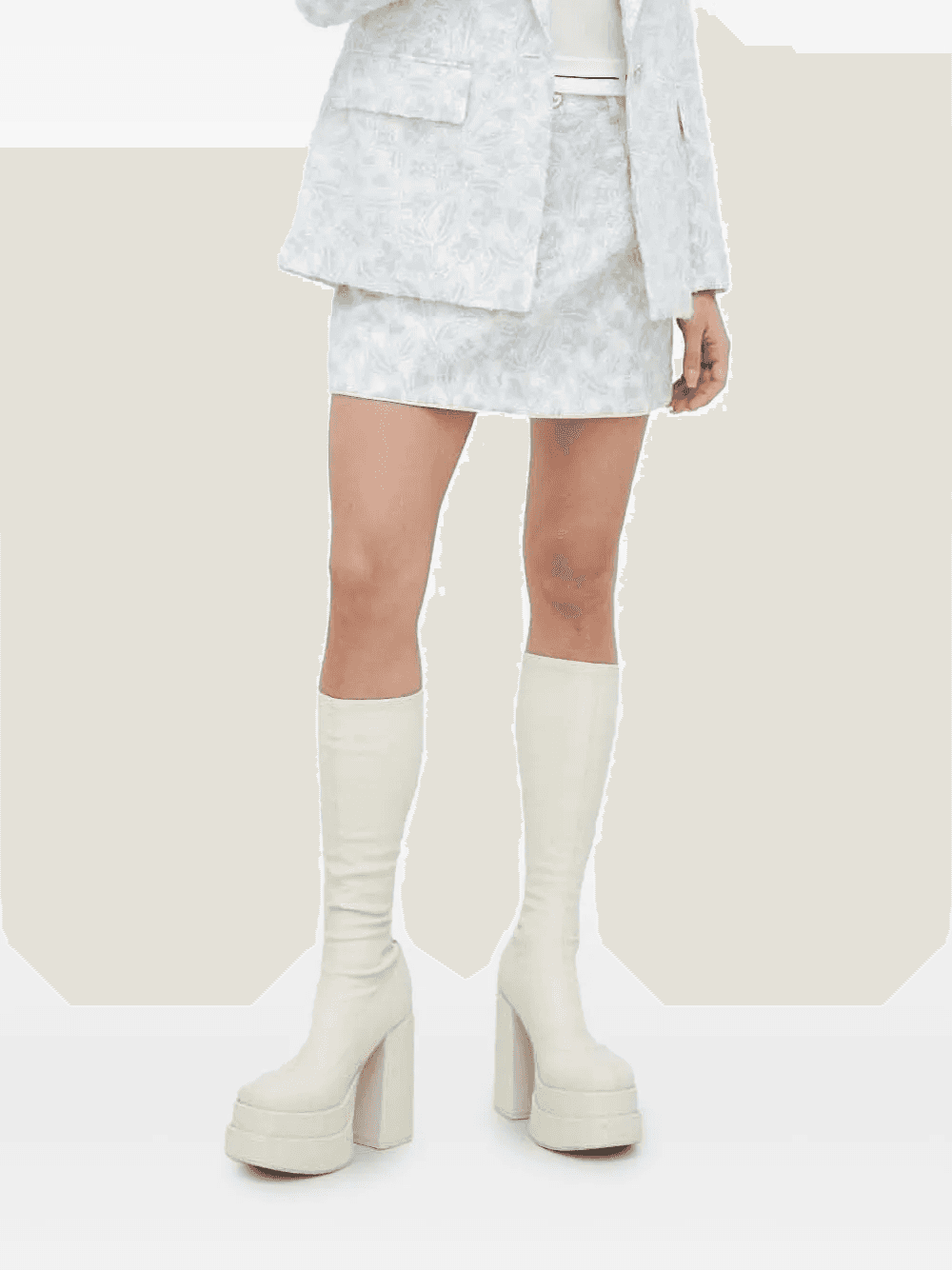 floral mini skirt - Image 1