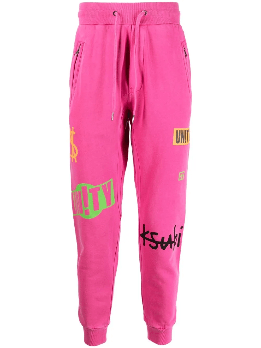 cotton logo-print track pants - Image 1