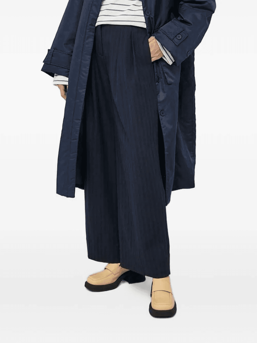 striped-pattern trousers - Image 1