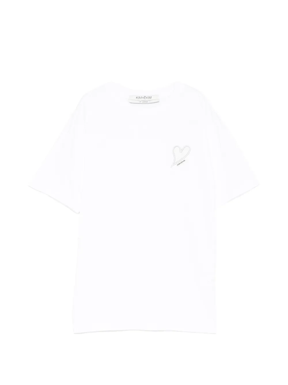 heart patched T-shirt - Image 1