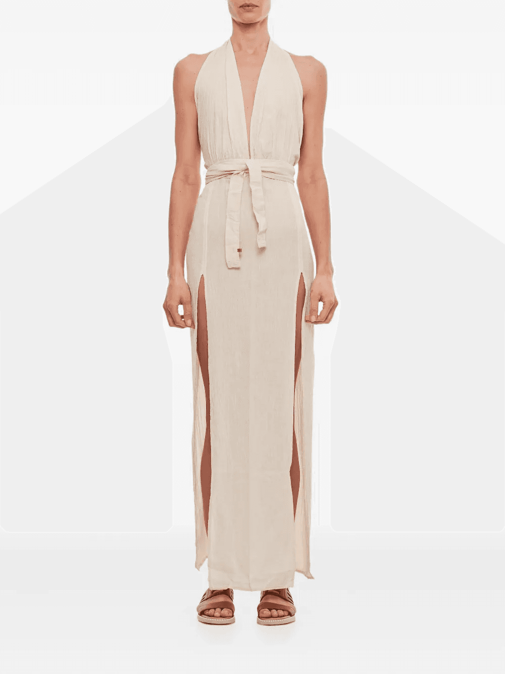 Hera V-neck maxi dress - Image 1