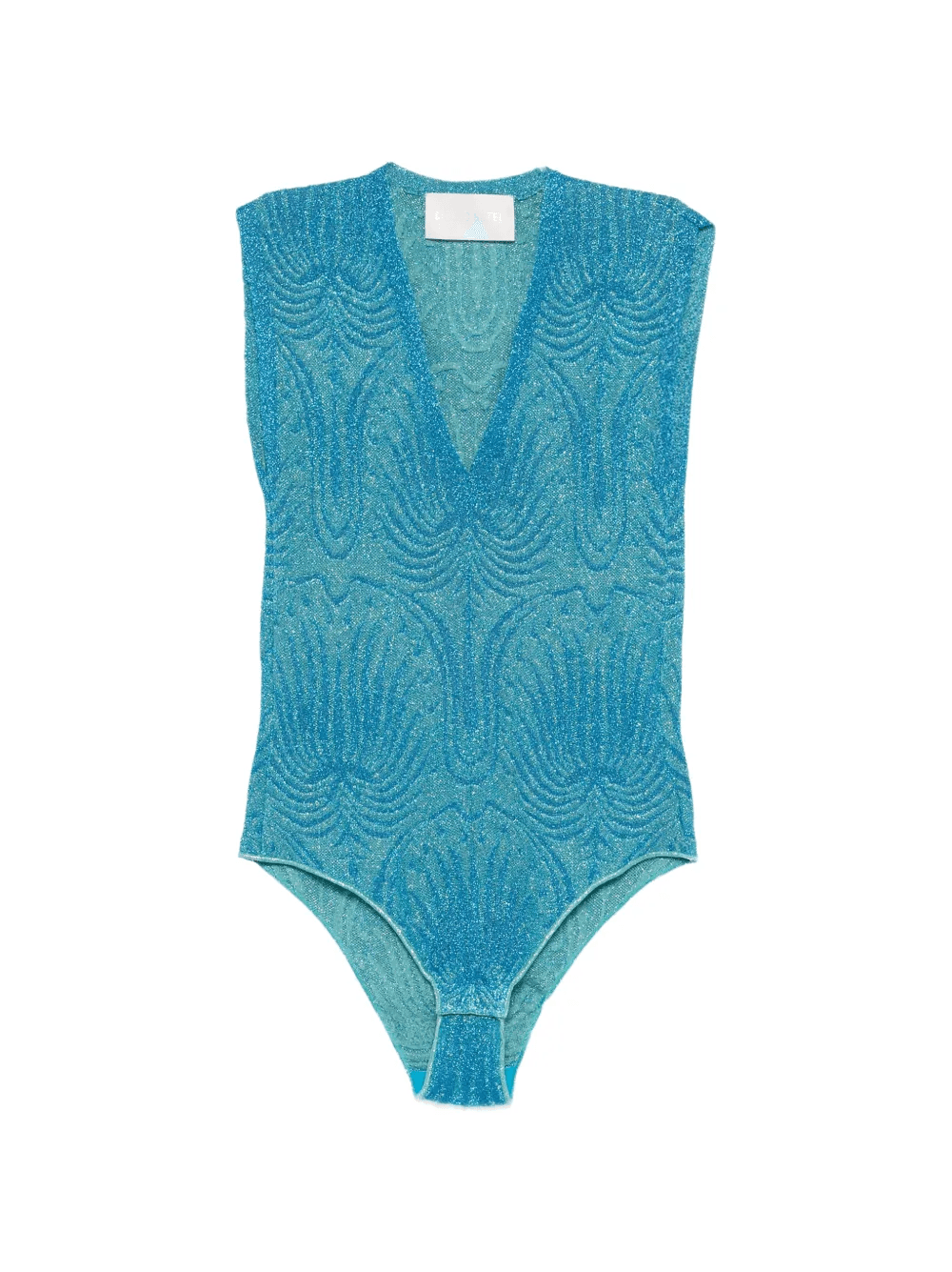 v-neck patterned body - Image 1