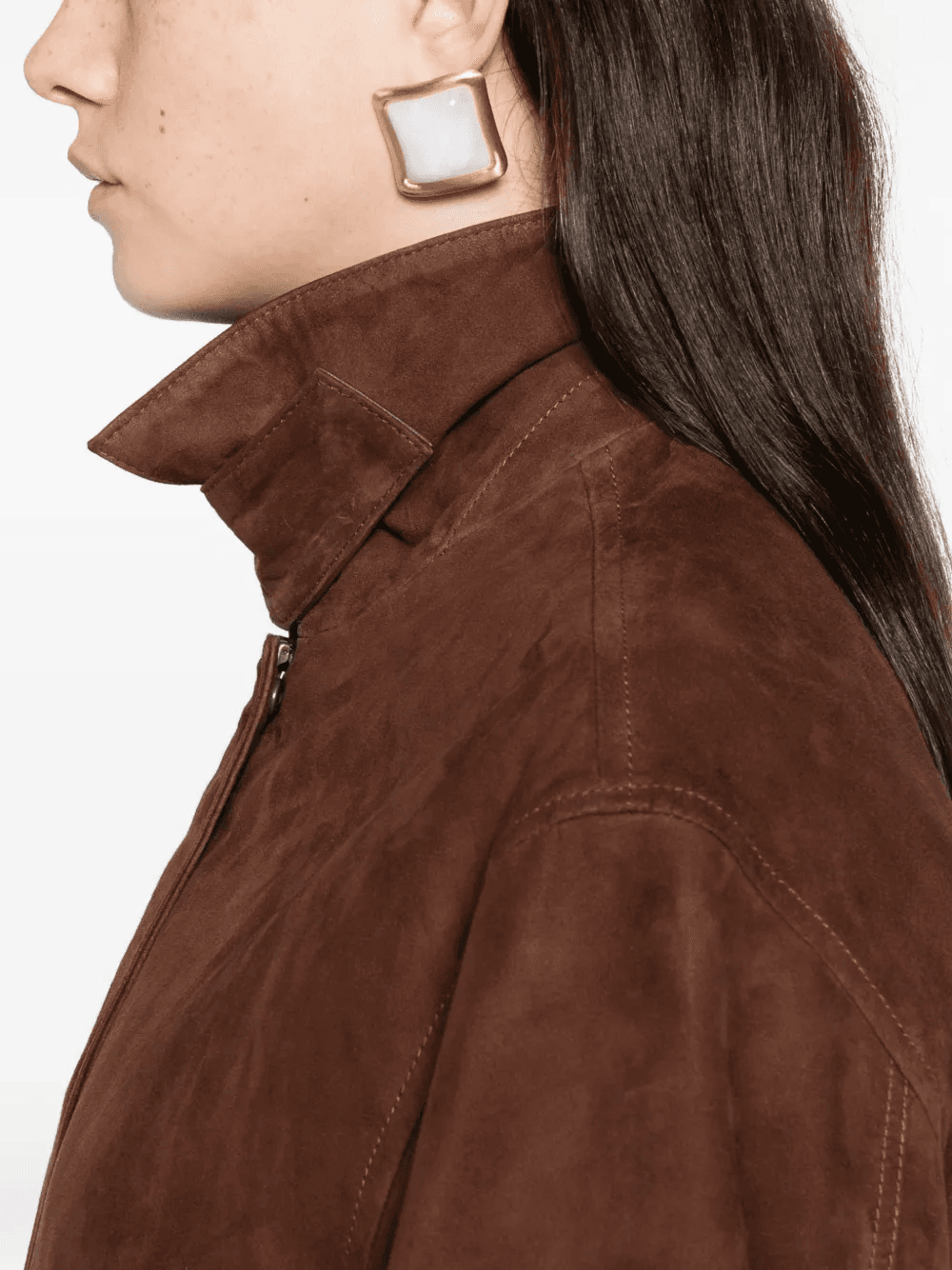 Elsa front-pocket leather jacket - Image 1