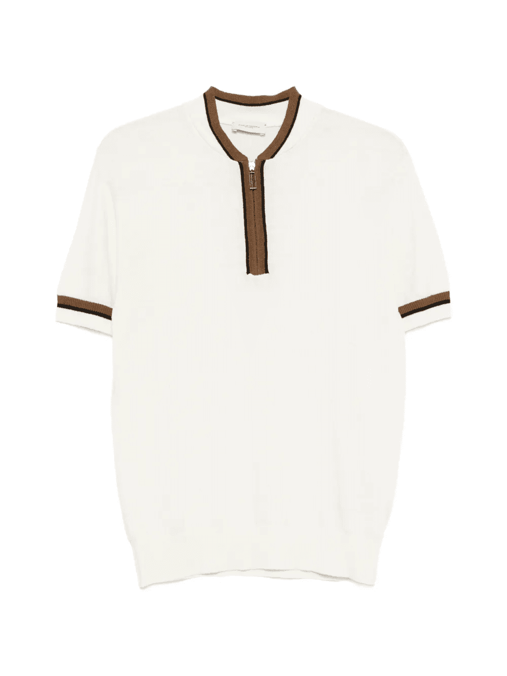 zip-up T-shirt - Image 1