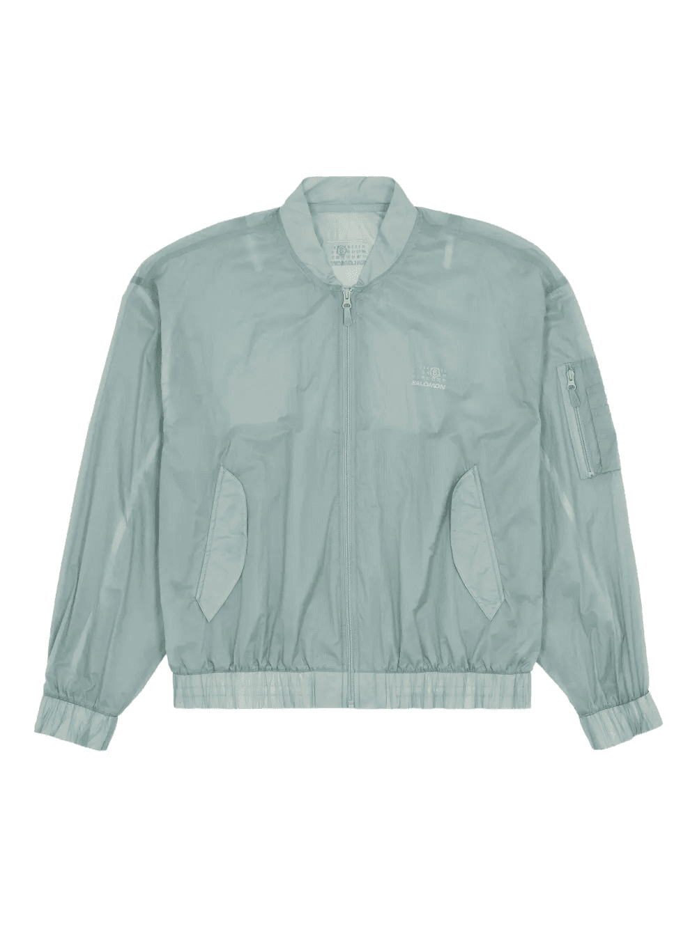 x Salomon numbers-print jacket - Image 1