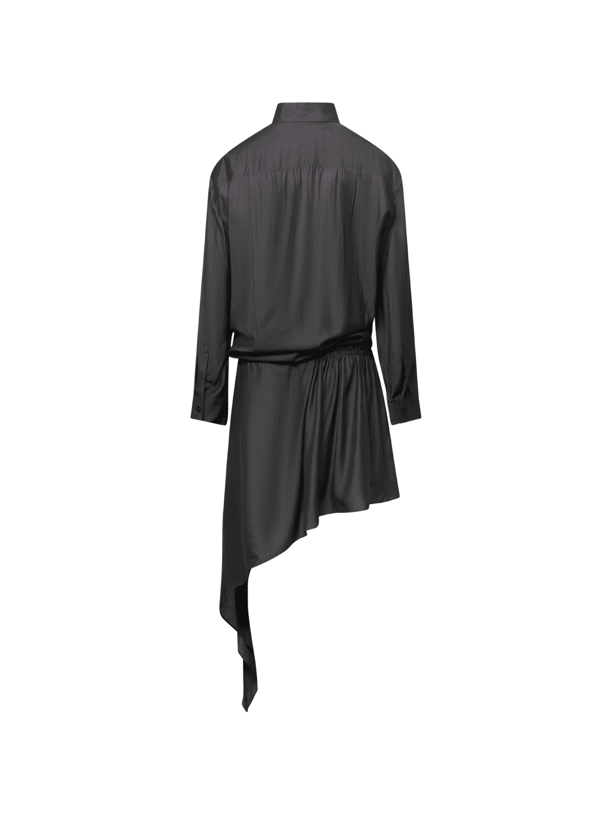 asymmetric mini shirt dress - Image 1