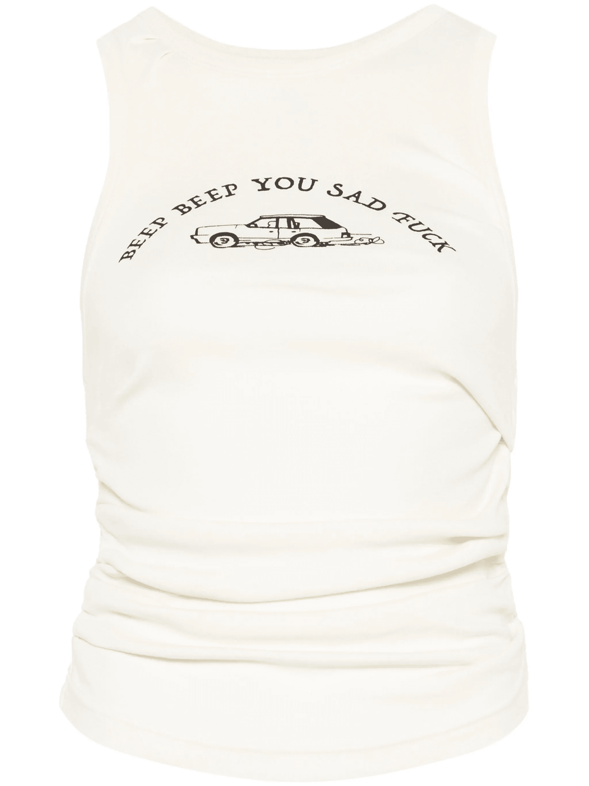 ruched tank top - Image 1