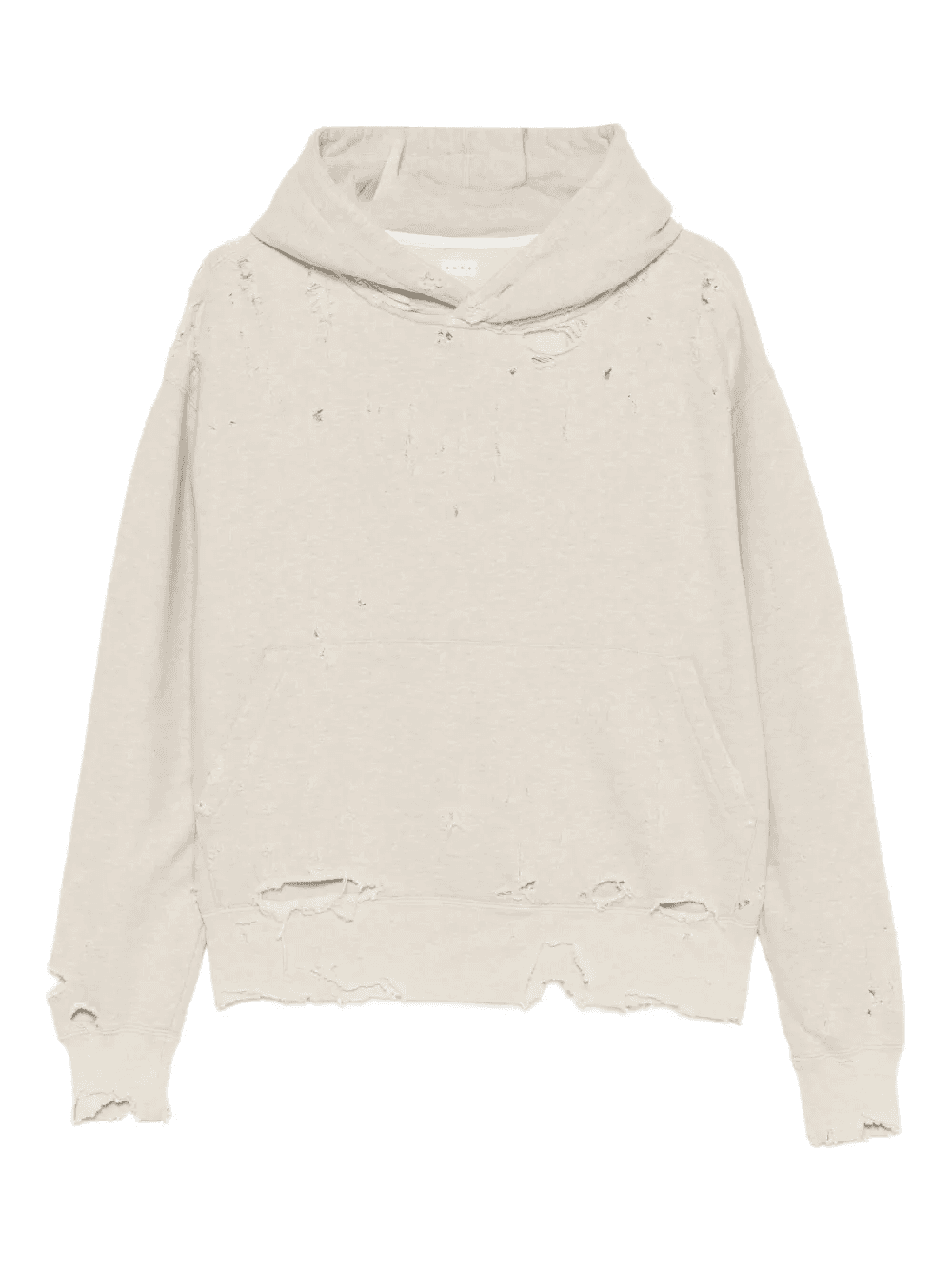 distressed-effect hoodie - Image 1