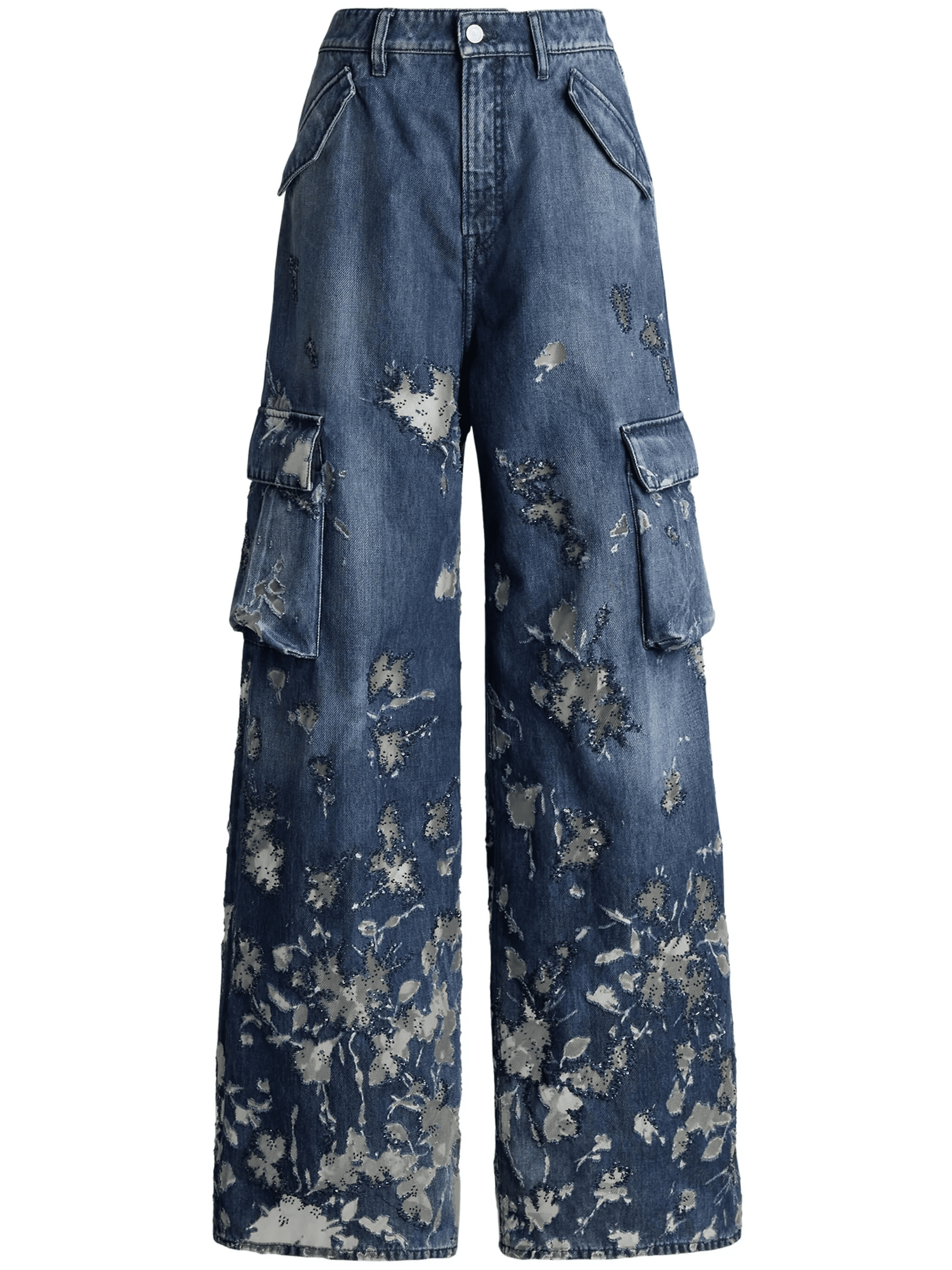 Berke embellished wide-leg jeans - Image 1