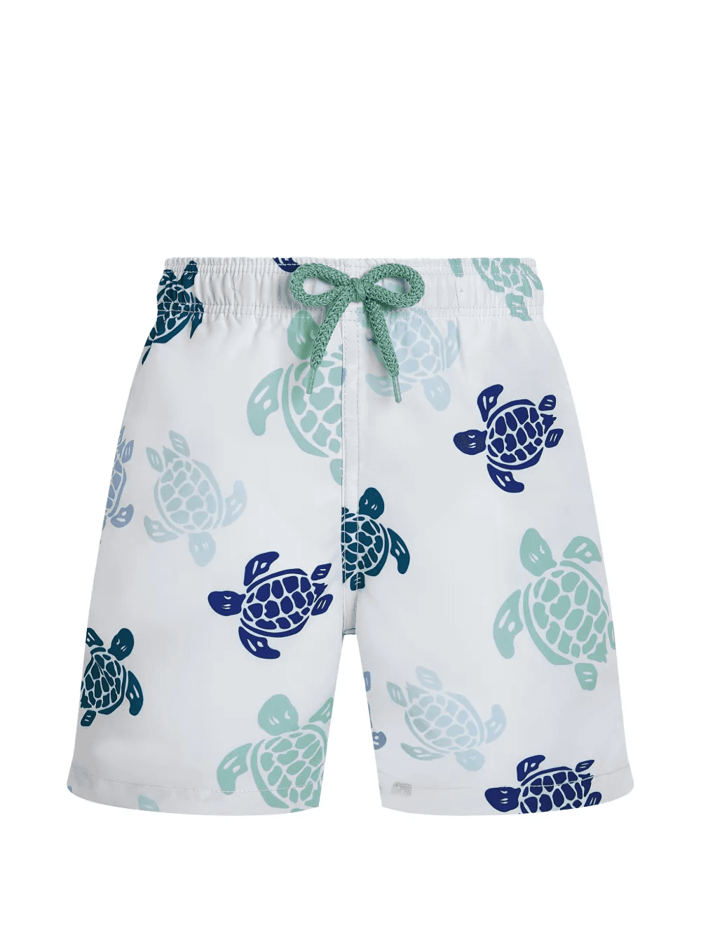 elasticated-waistband turtle-print swim shorts - Image 1