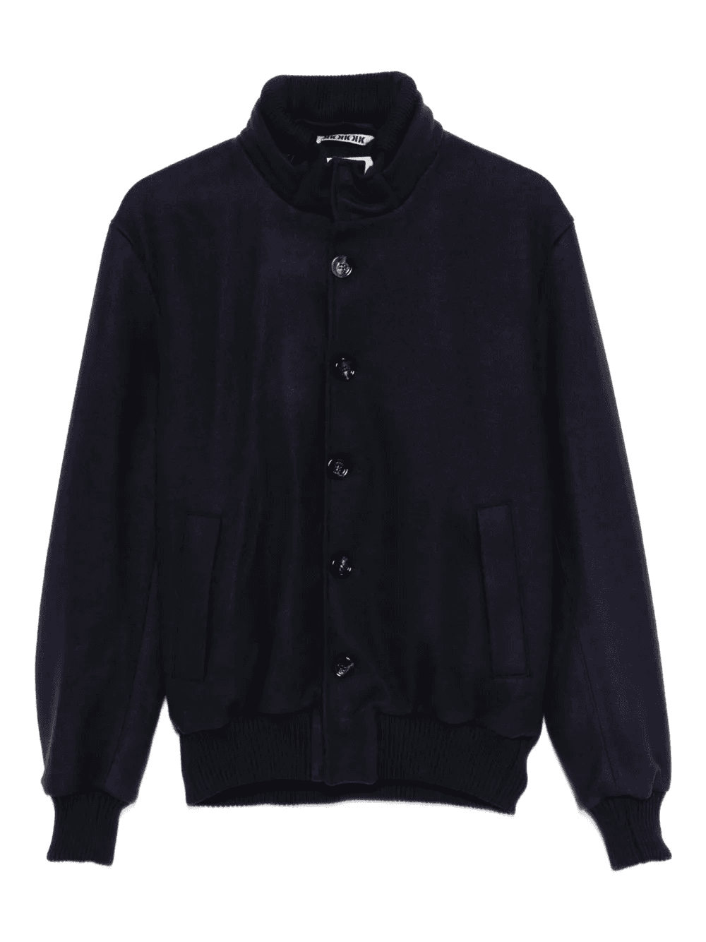 button-fastening bomber jacket - Image 1