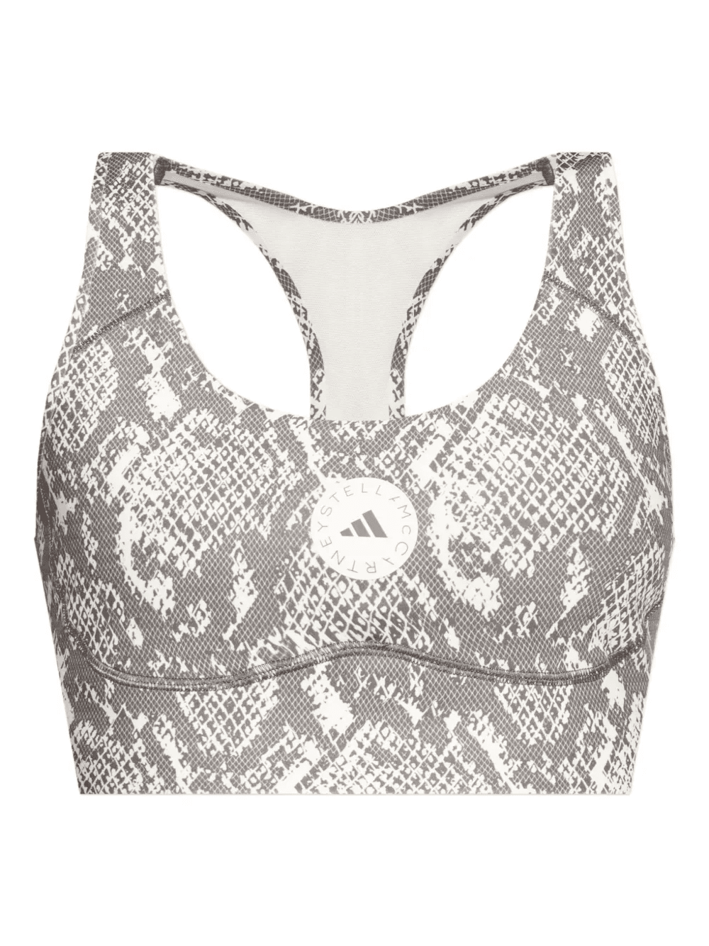 racer-back snake-print sports bra - Image 1