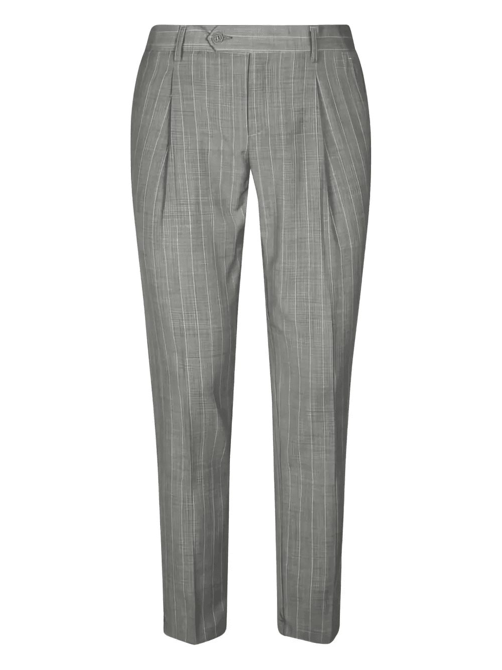 pinstripe pleated trousers - Image 1