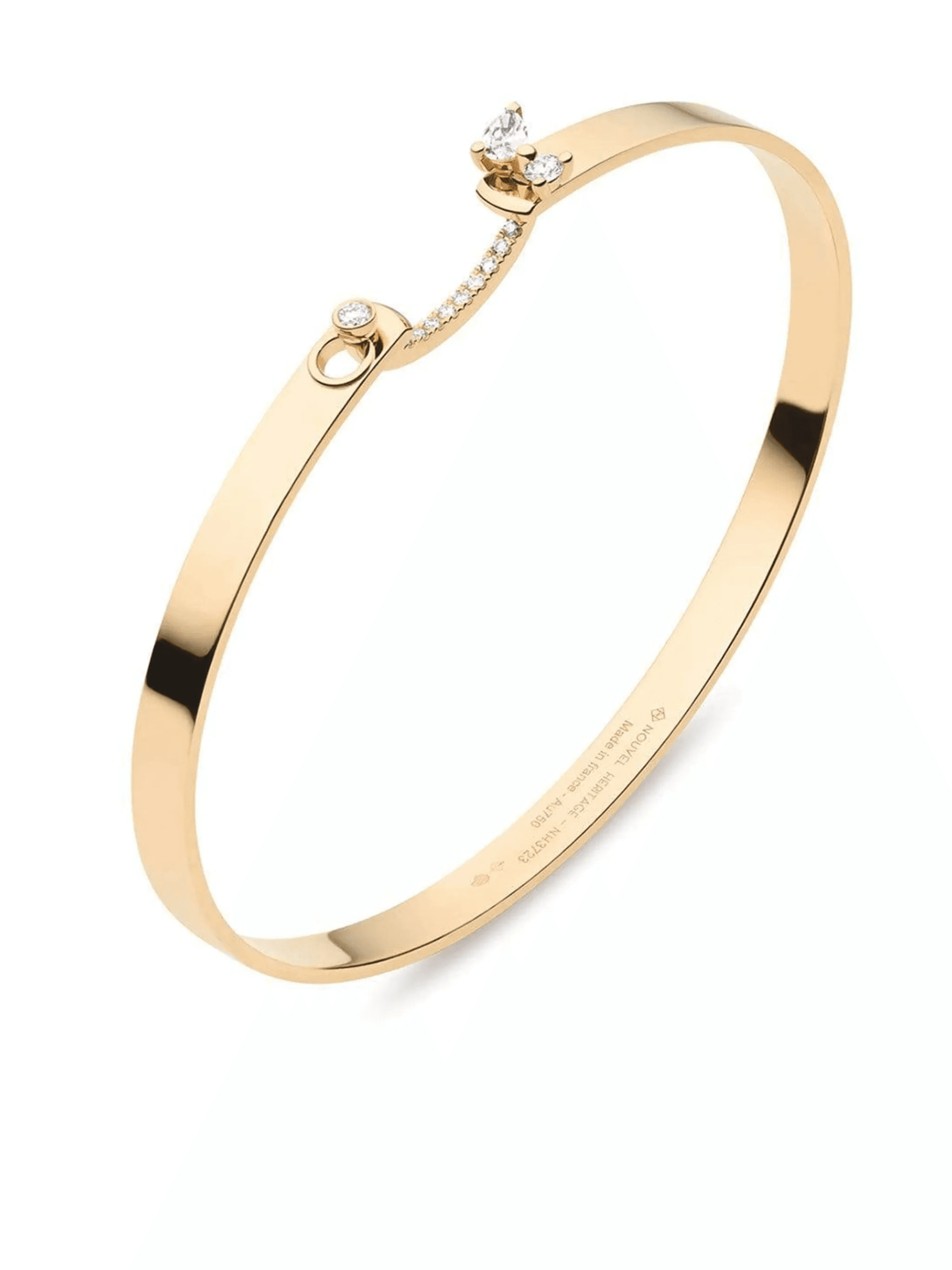 18kt yellow gold Cocktail Time Mood diamond bangle - Image 1