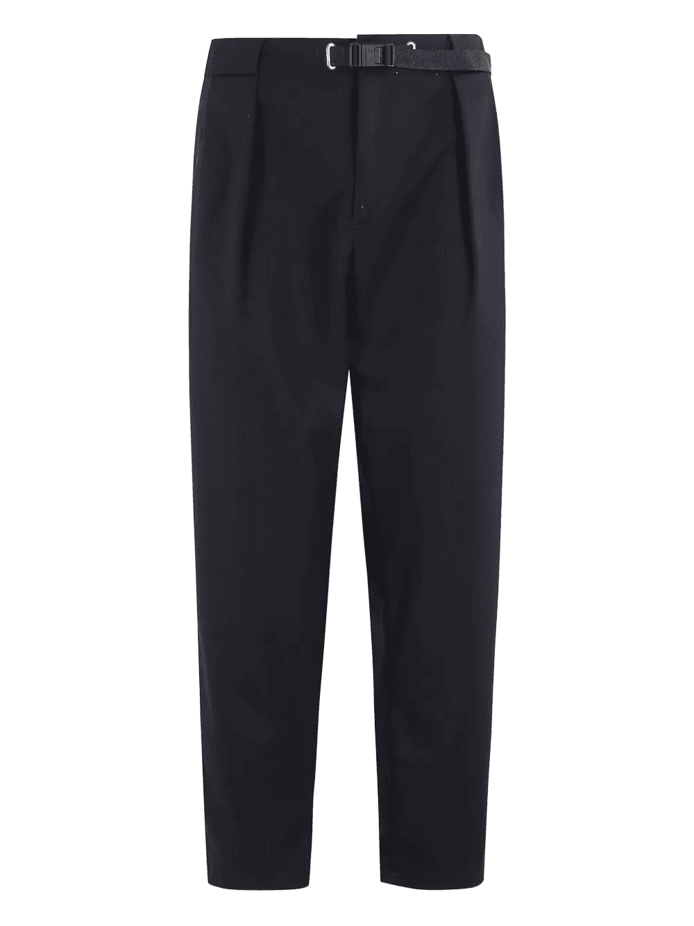 buckle-fastening pleated-front trousers - Image 1