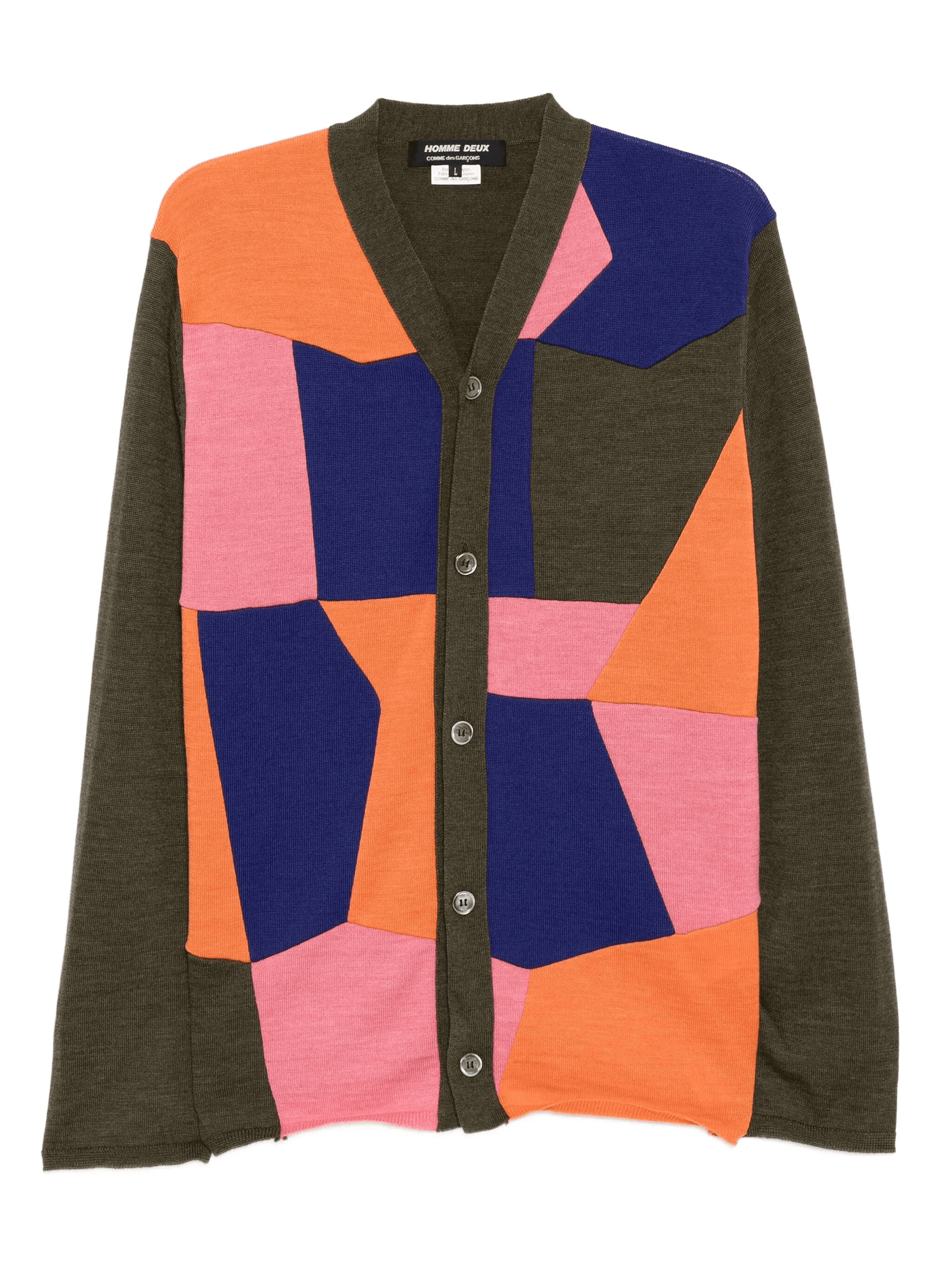 geometric-print cardigan - Image 1