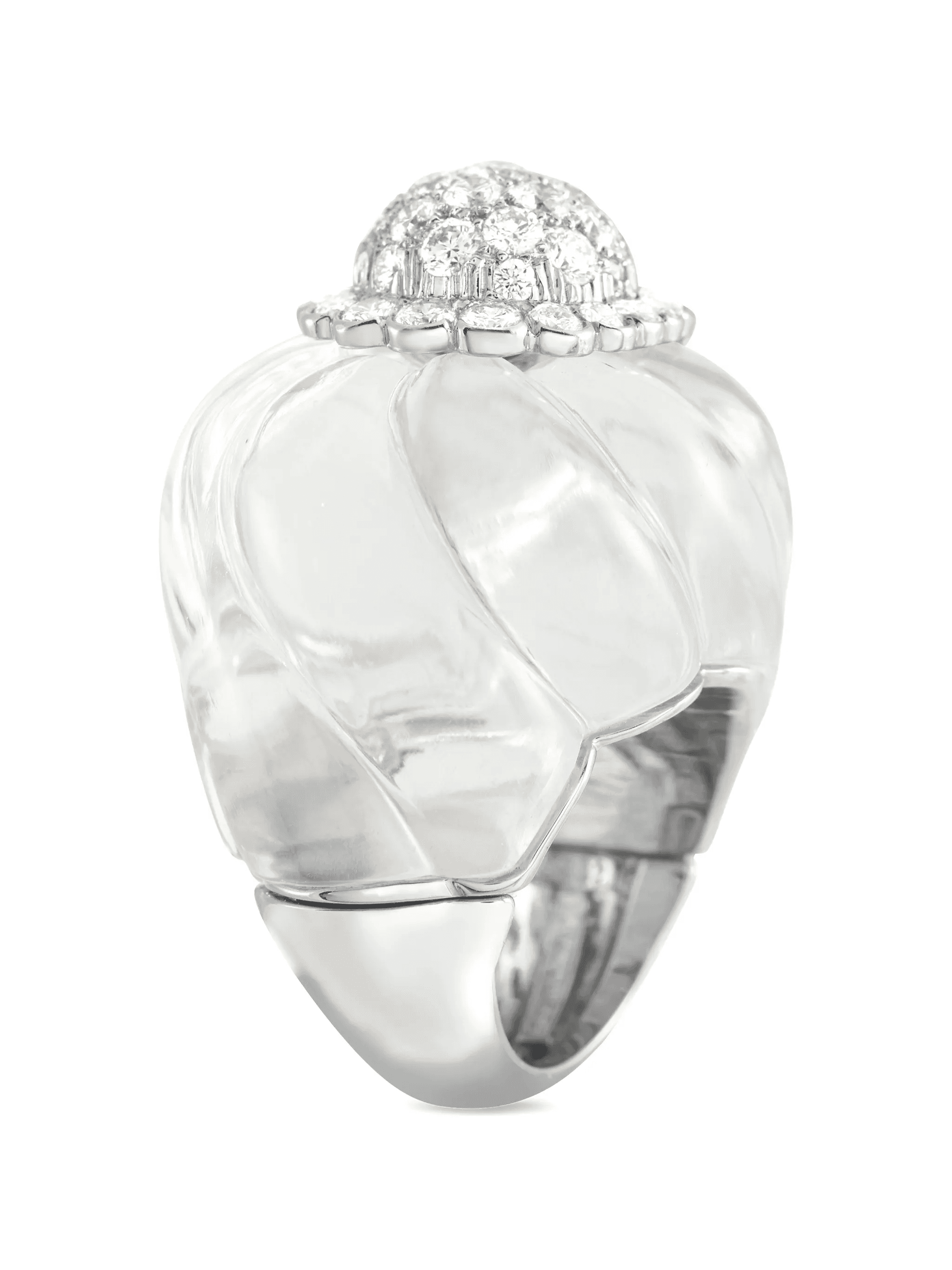Hutton diamond and crystal ring - Image 1