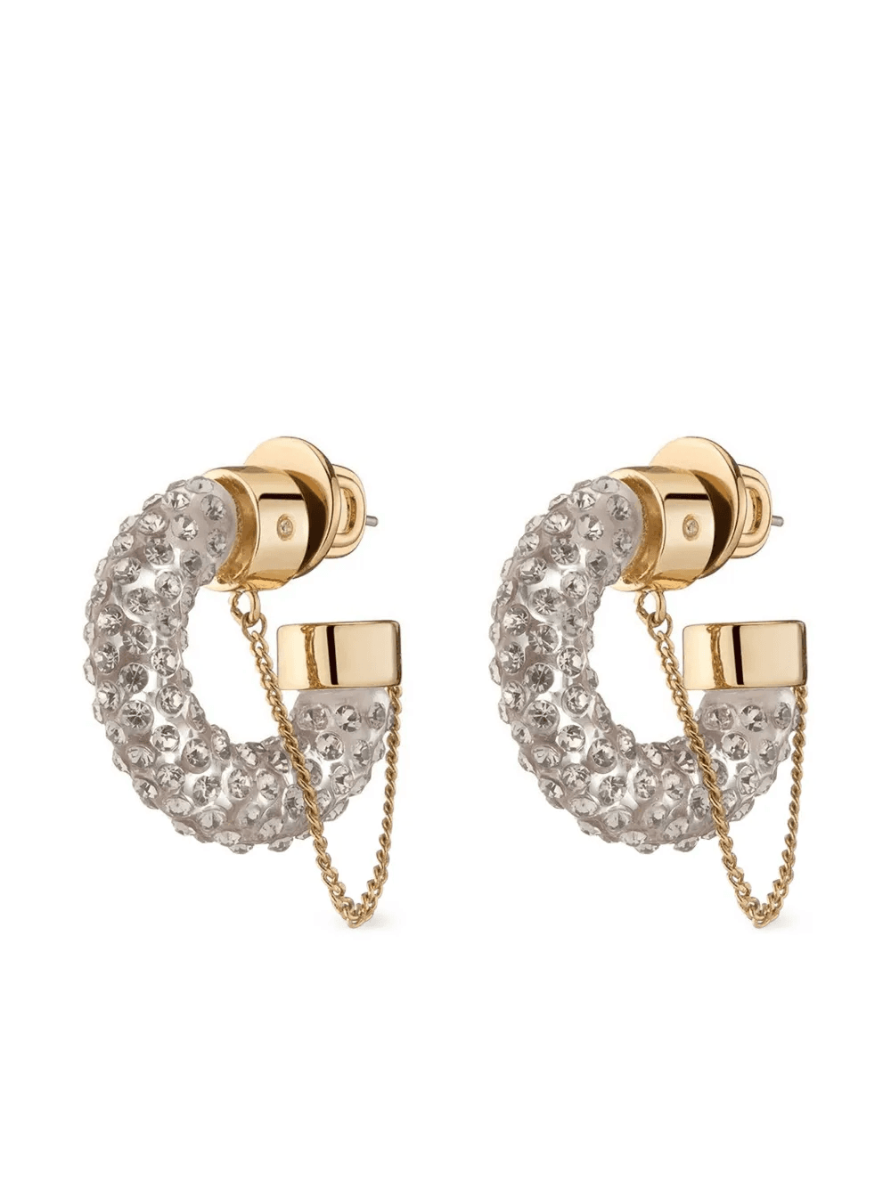 crystal-embellished earrings - Image 1