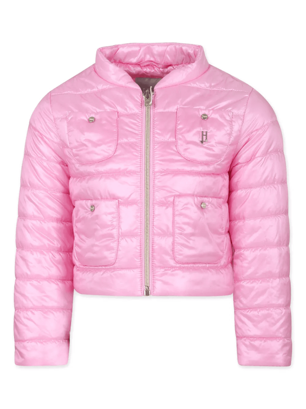 zip-up quilted jacket - Image 1