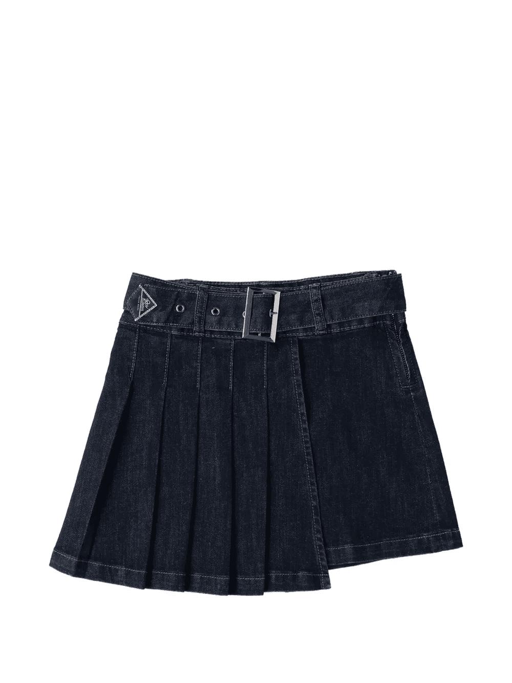 pleated belted skirt - Image 1
