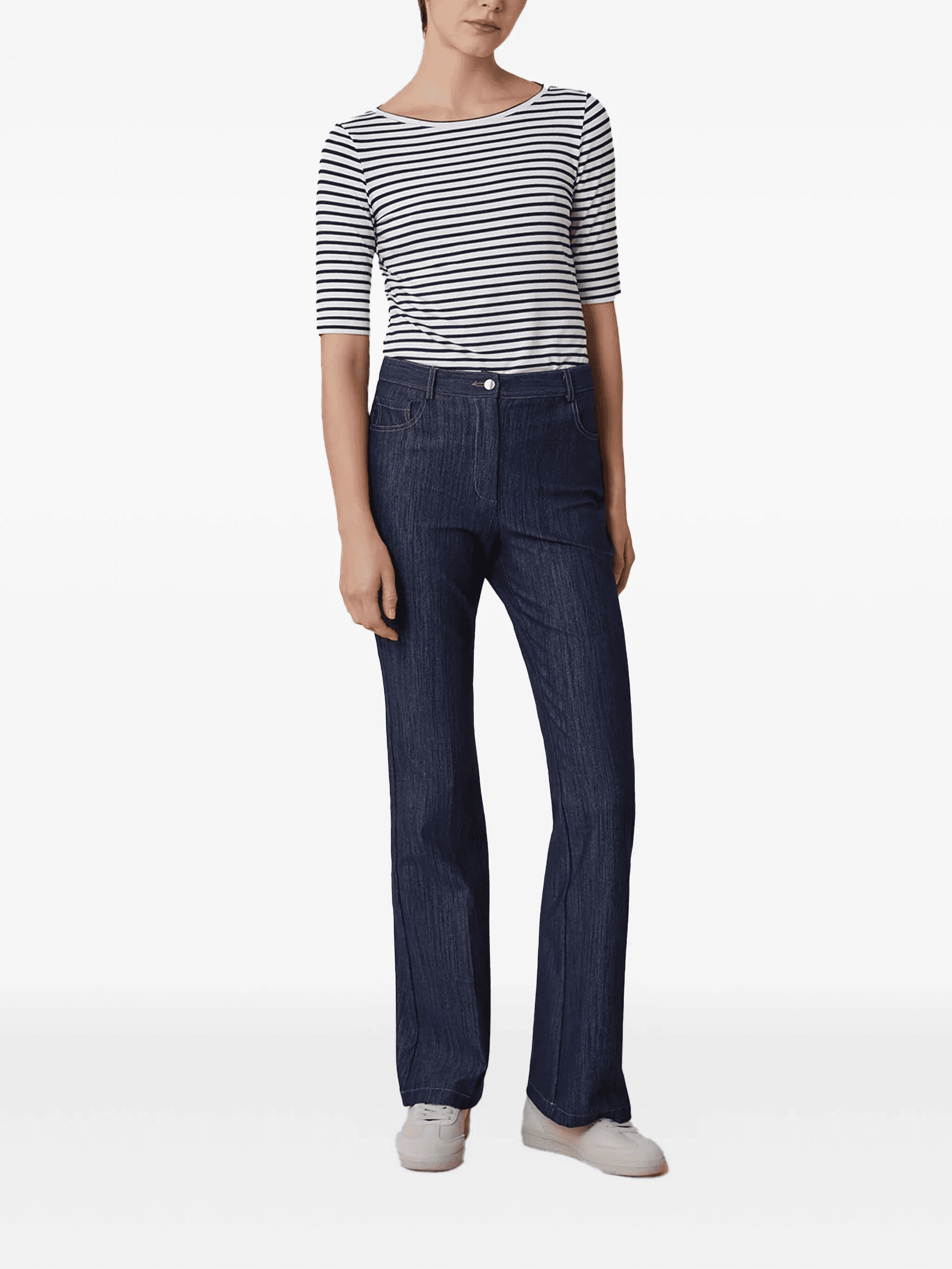 button-fly denim trousers - Image 1