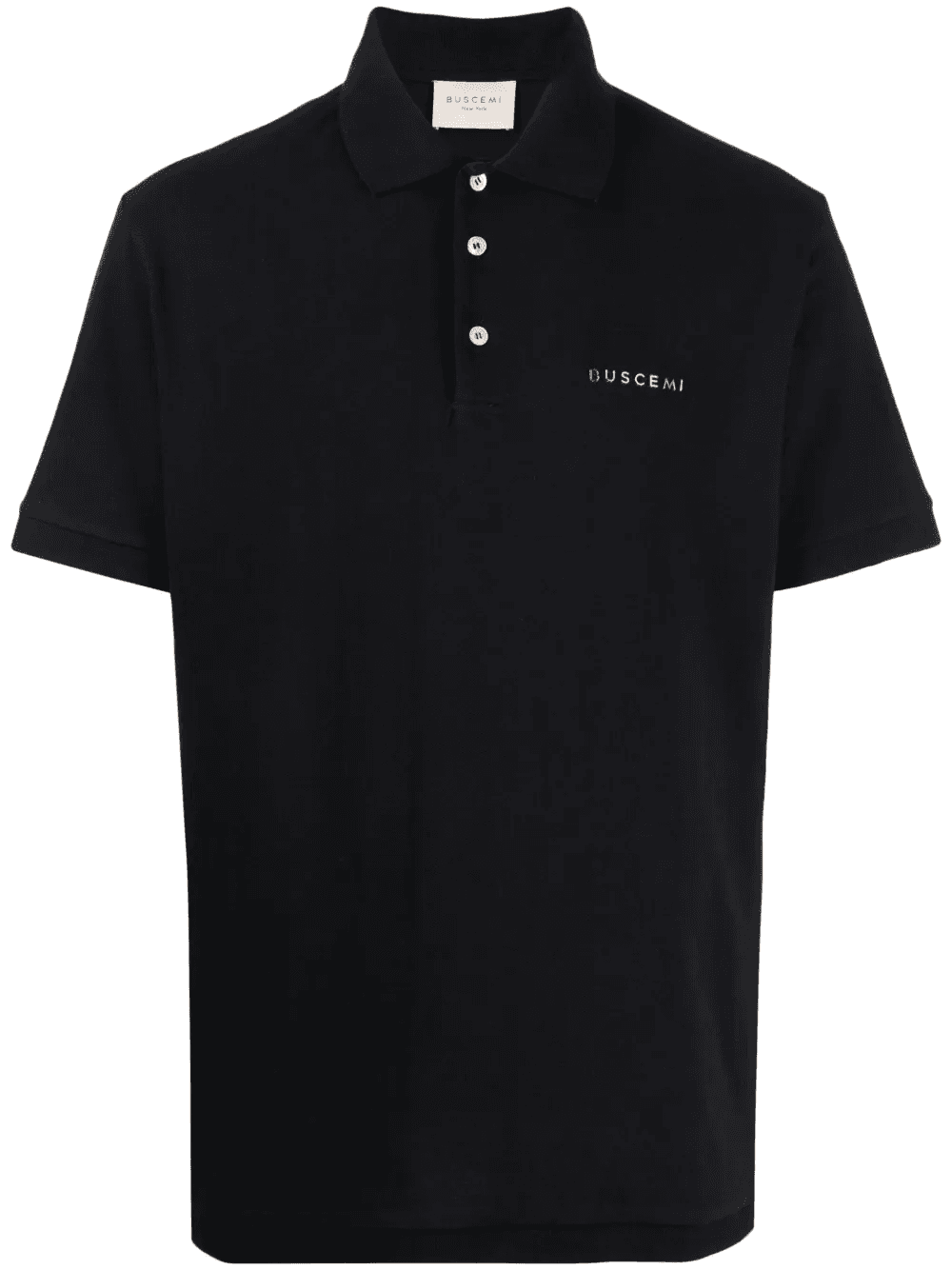 logo-plaque cotton polo shirt - Image 1