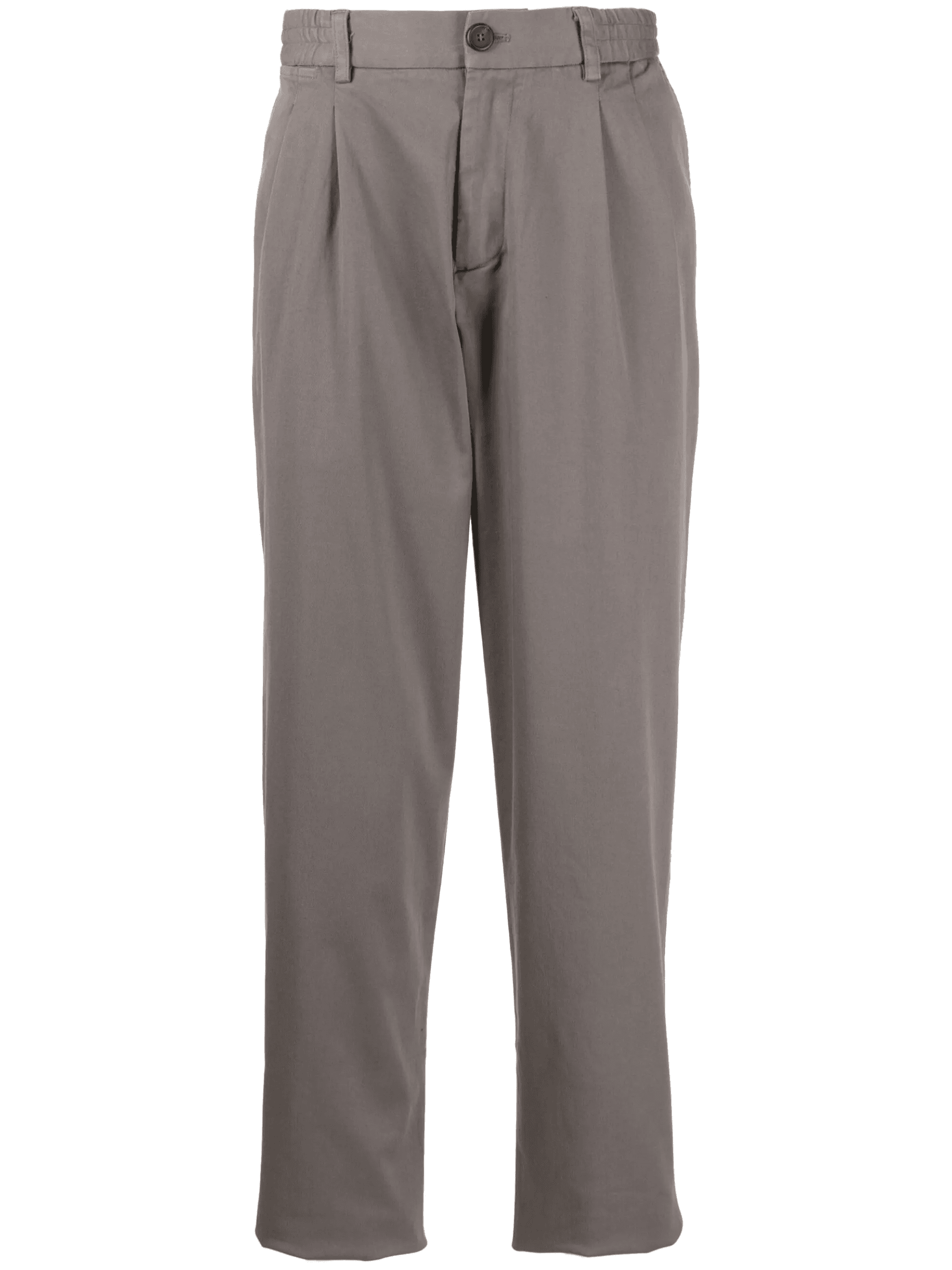 straight-leg pleated trousers - Image 1