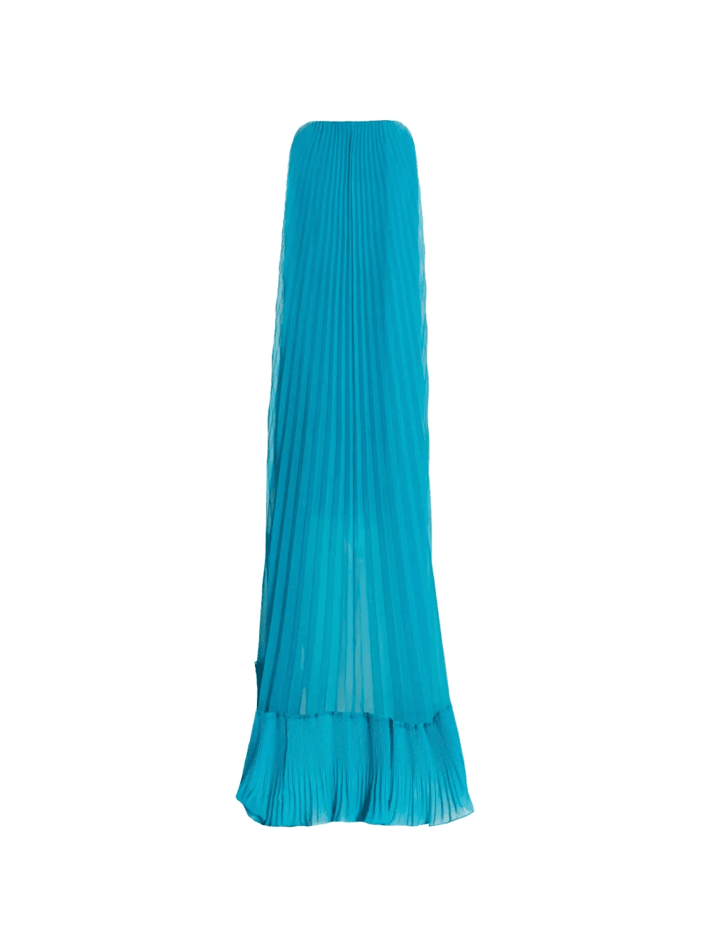 pleated V-neck dress - Image 1