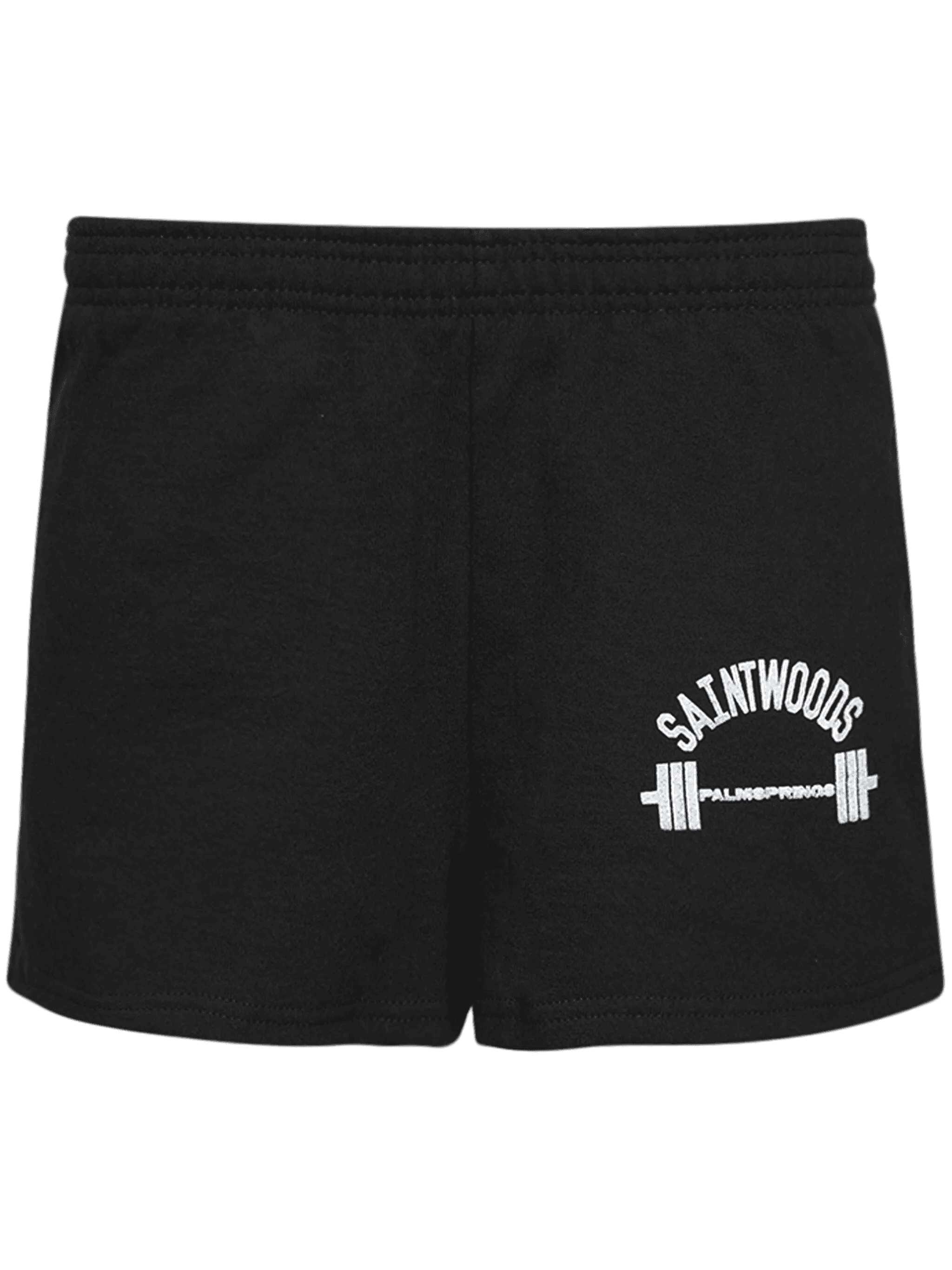 logo-print cotton track shorts - Image 1