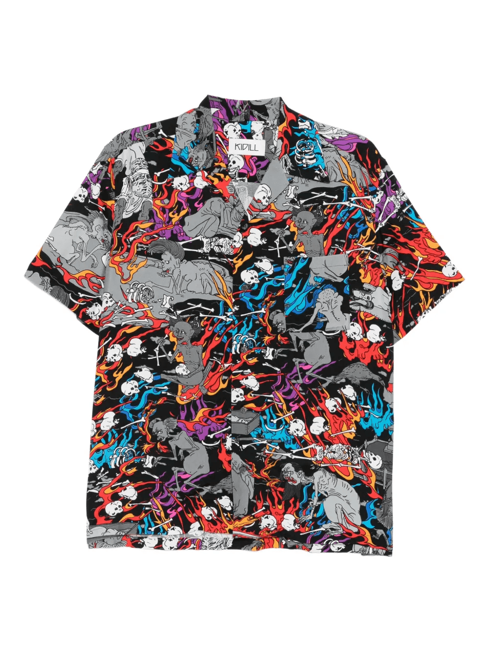all-over graphic print shirt - Image 1