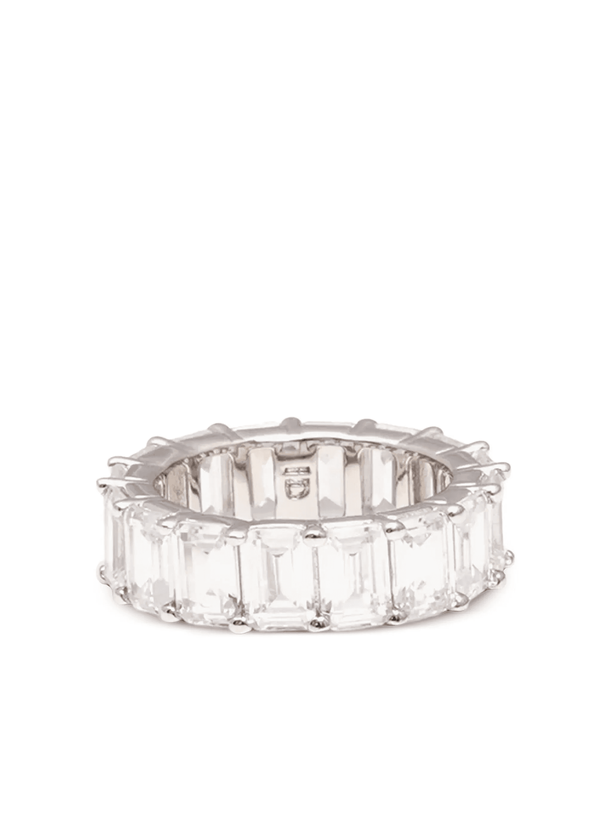 emerald-cut zirconia ring - Image 1
