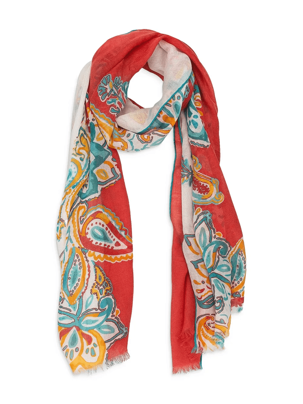 floral-print scarf - Image 1