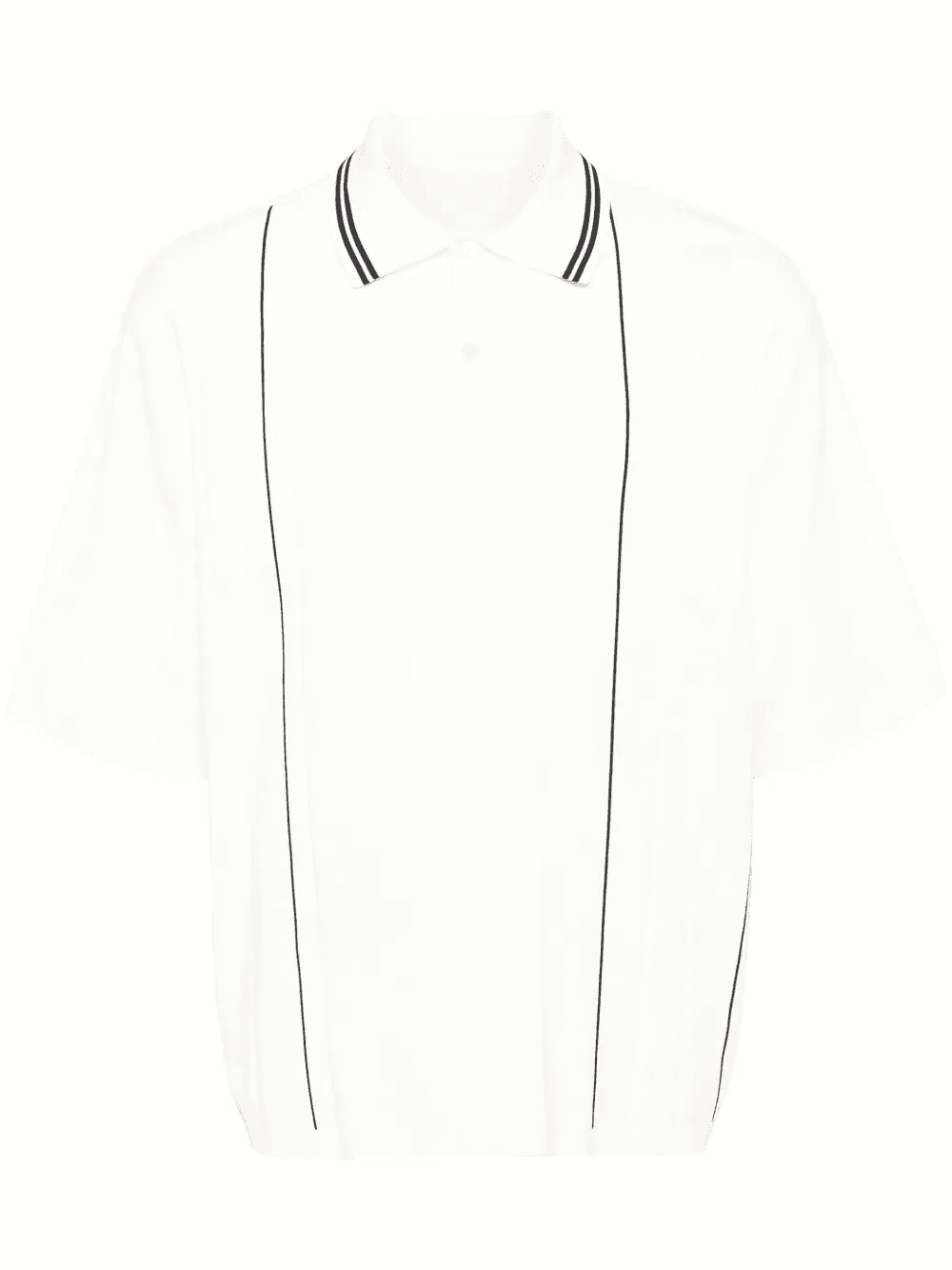 knitted polo shirt - Image 1