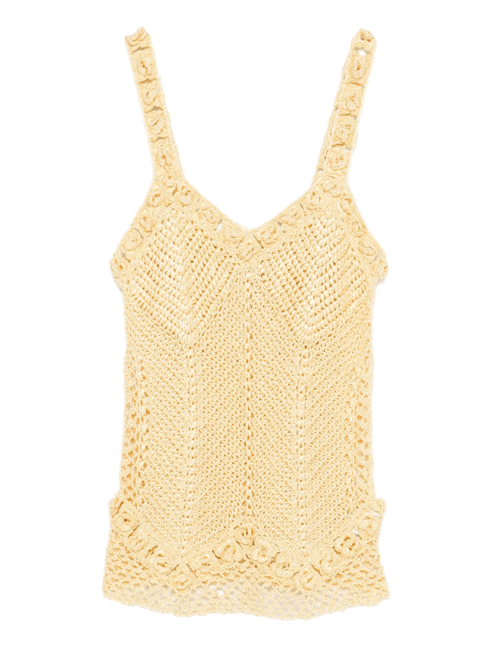 Daisy flower-strap crochet top - Image 1